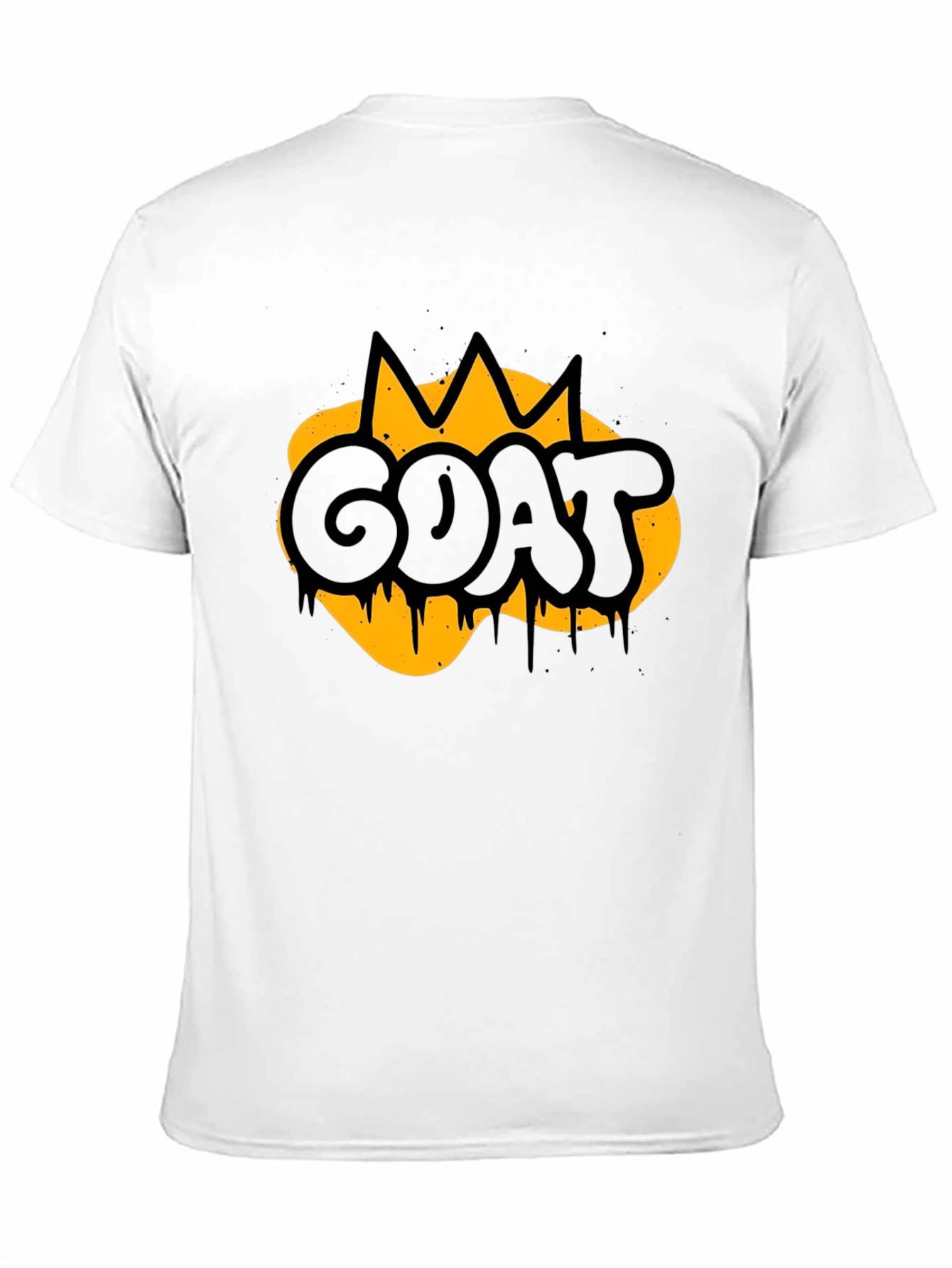 GOAT Graphic Print Mens Black T-Shirt