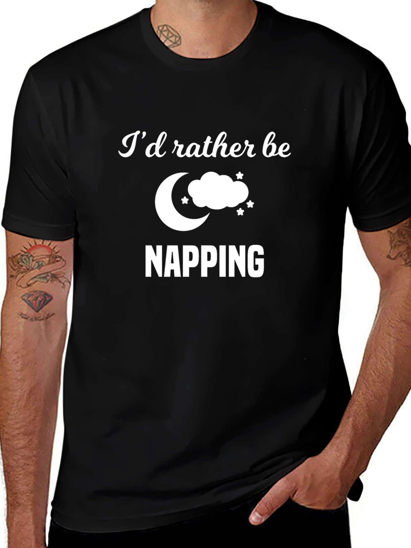Rather Be Napping T-Shirt - Soft Cotton Tee