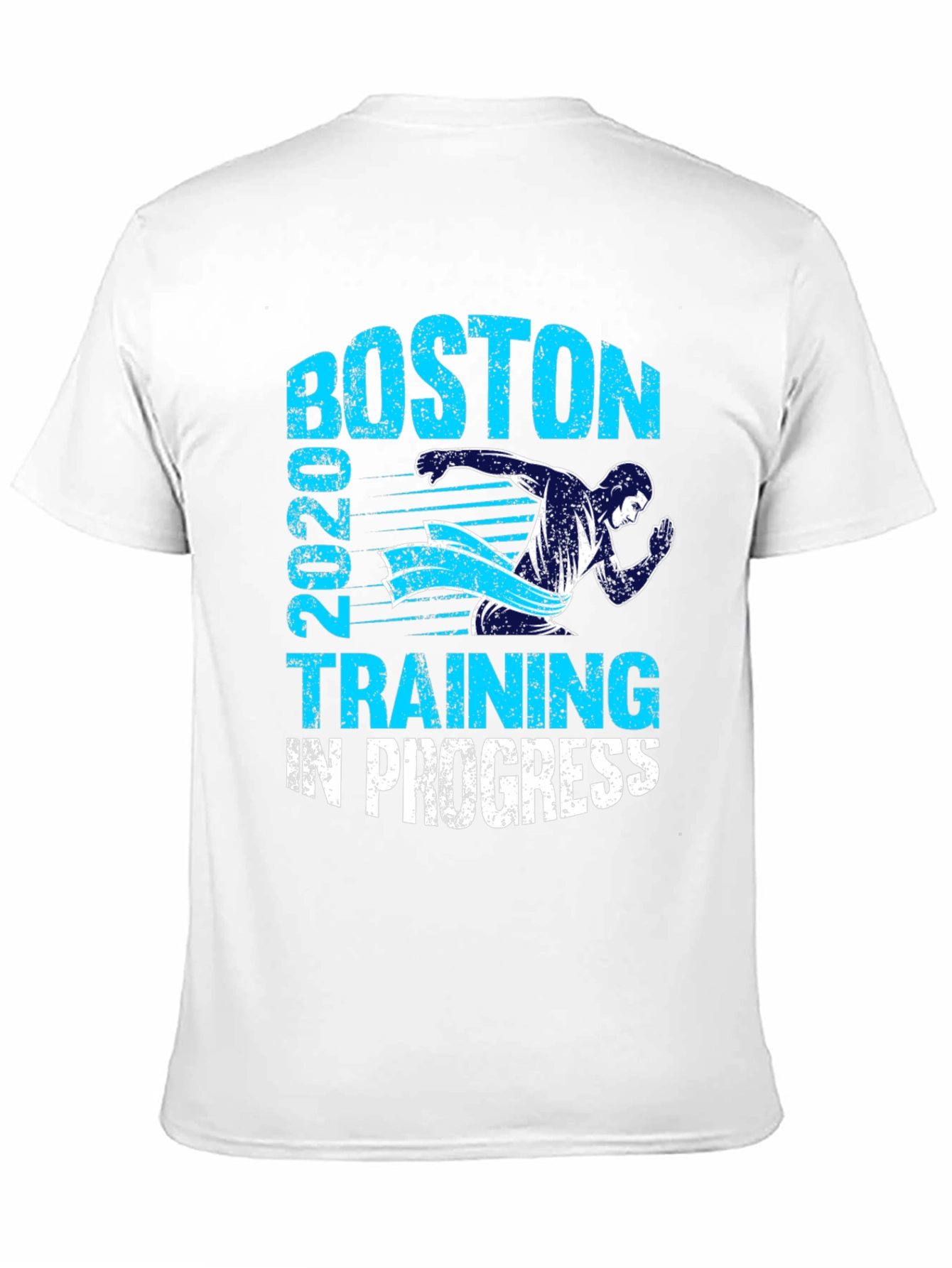 Boston 2020 Training in Progress Black T-Shirt