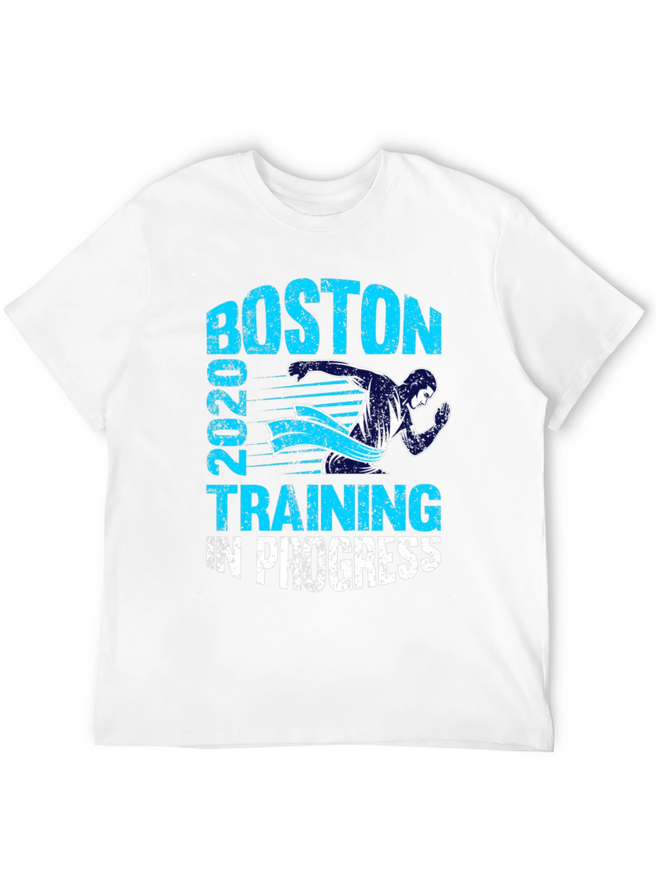 Boston 2020 Training in Progress Black T-Shirt