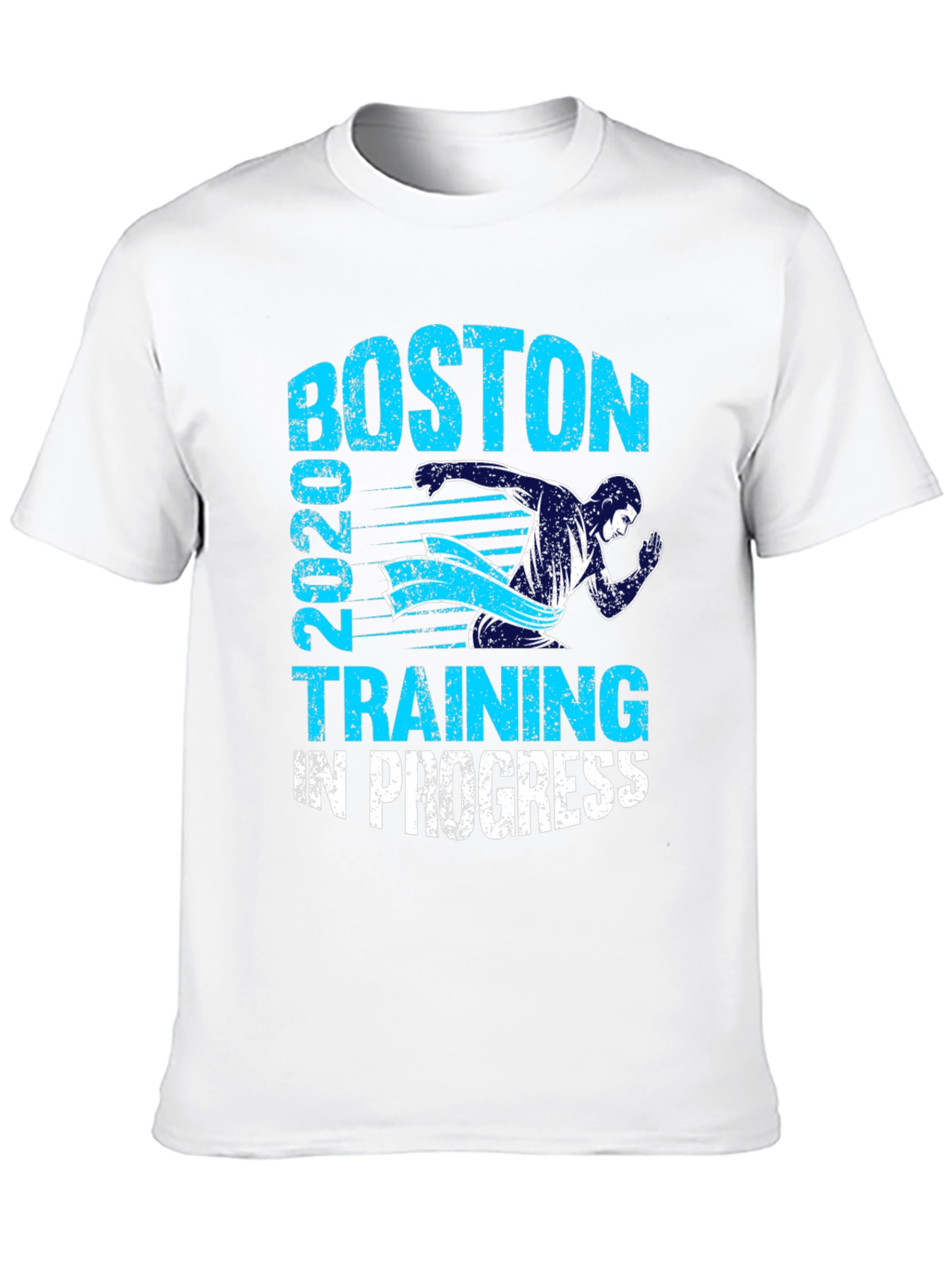 Boston 2020 Training in Progress Black T-Shirt