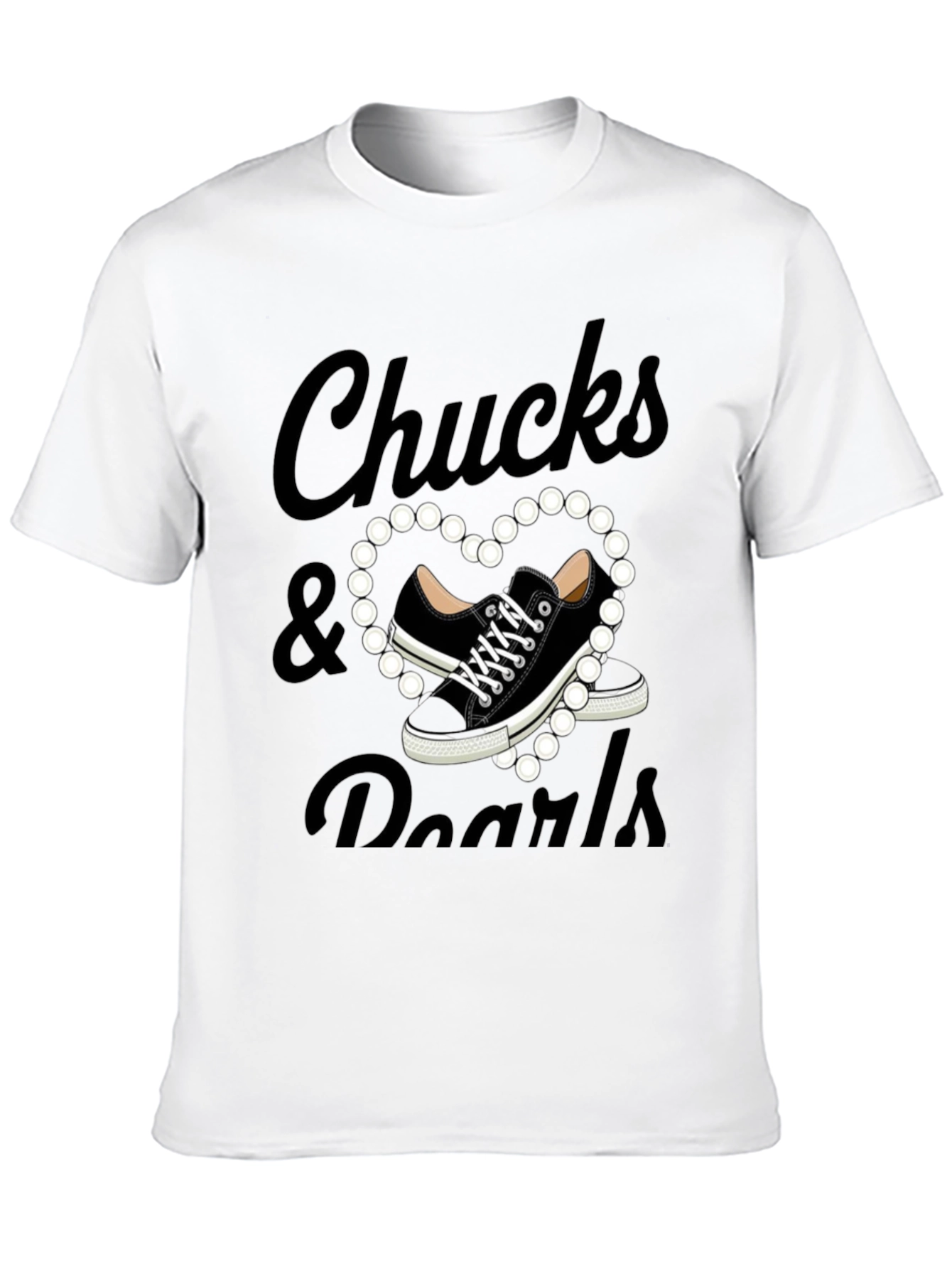 Chucks & Pearls Graphic T-Shirt