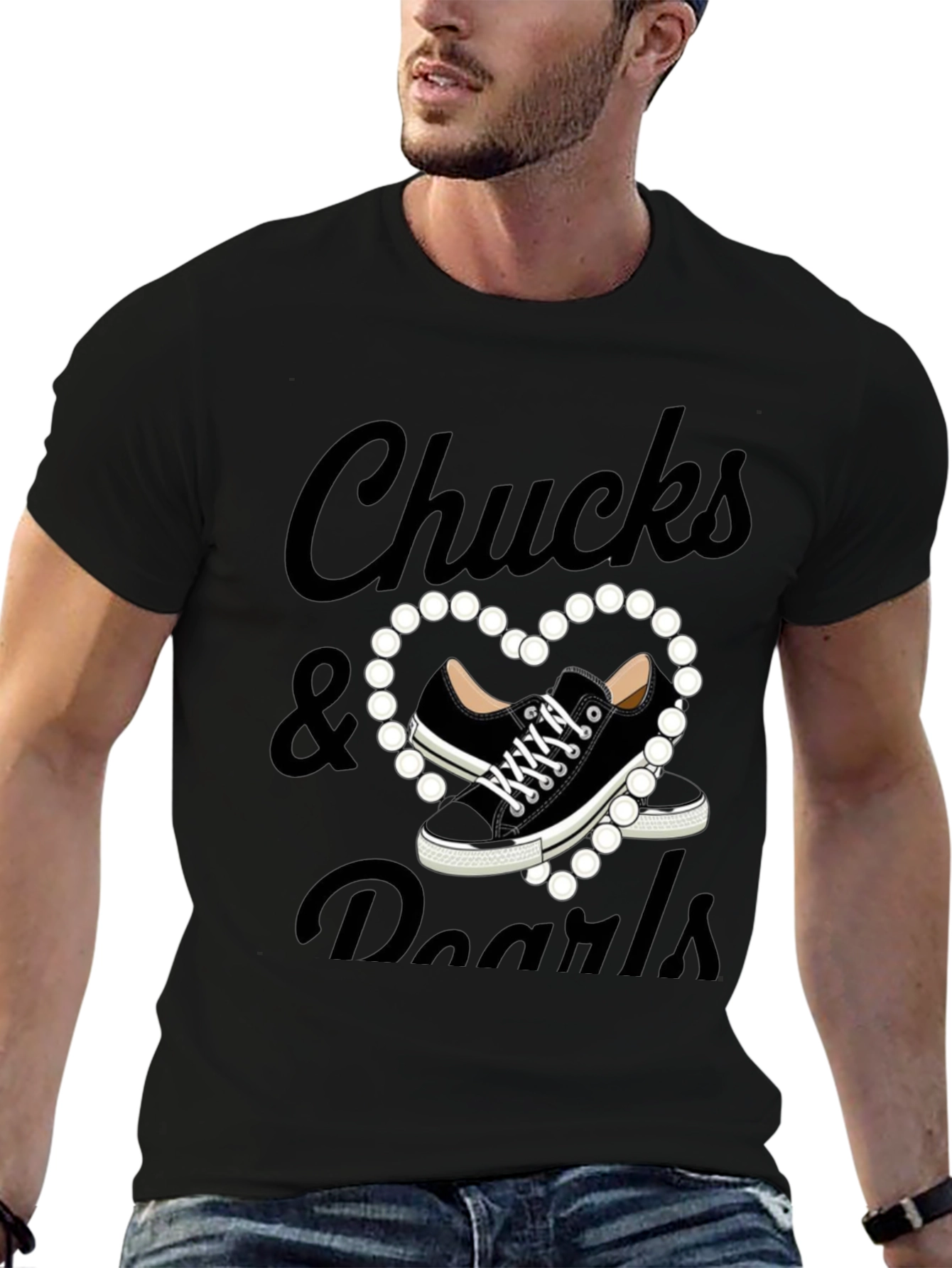 Chucks & Pearls Graphic T-Shirt