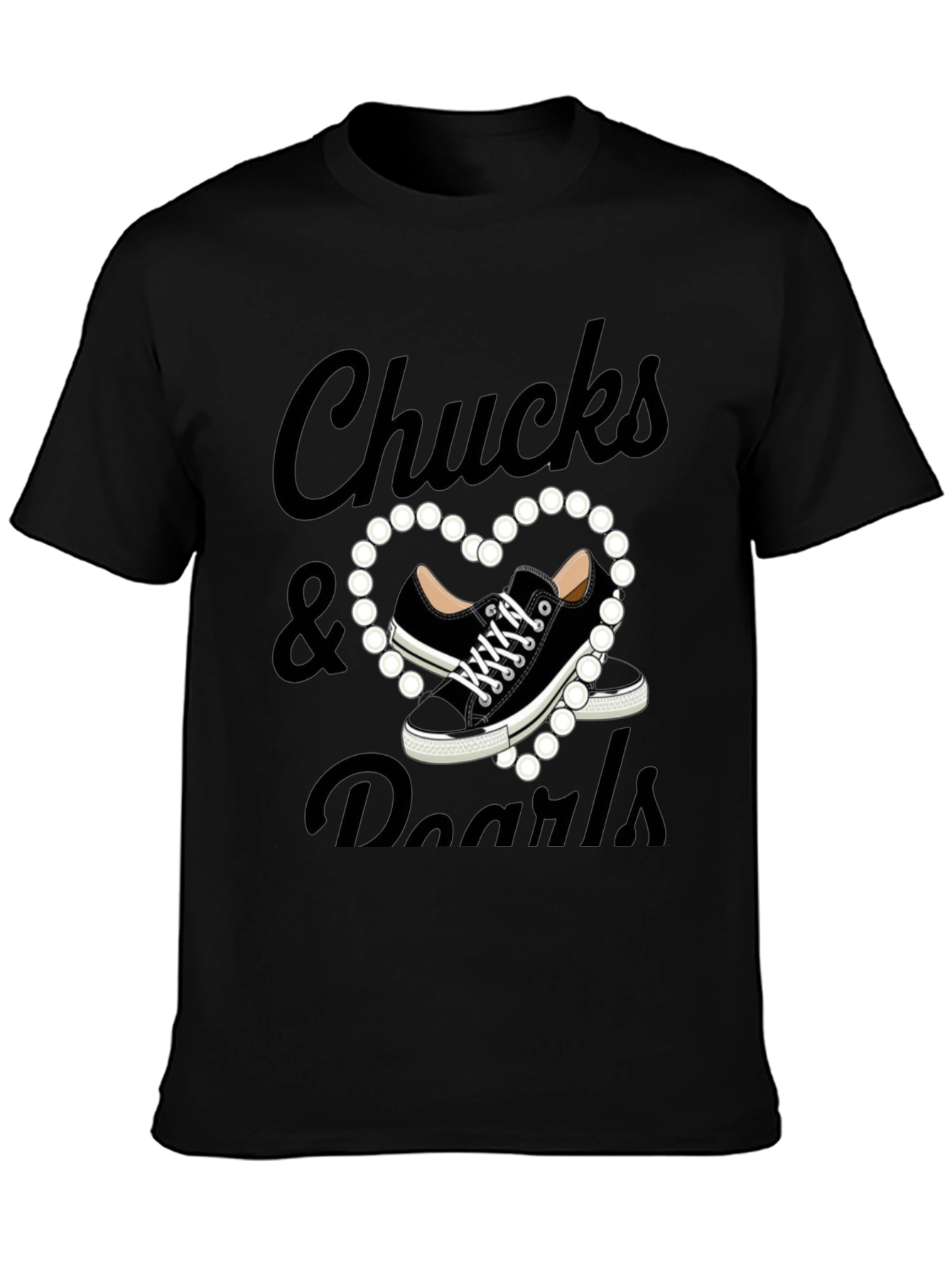 Chucks & Pearls Graphic T-Shirt