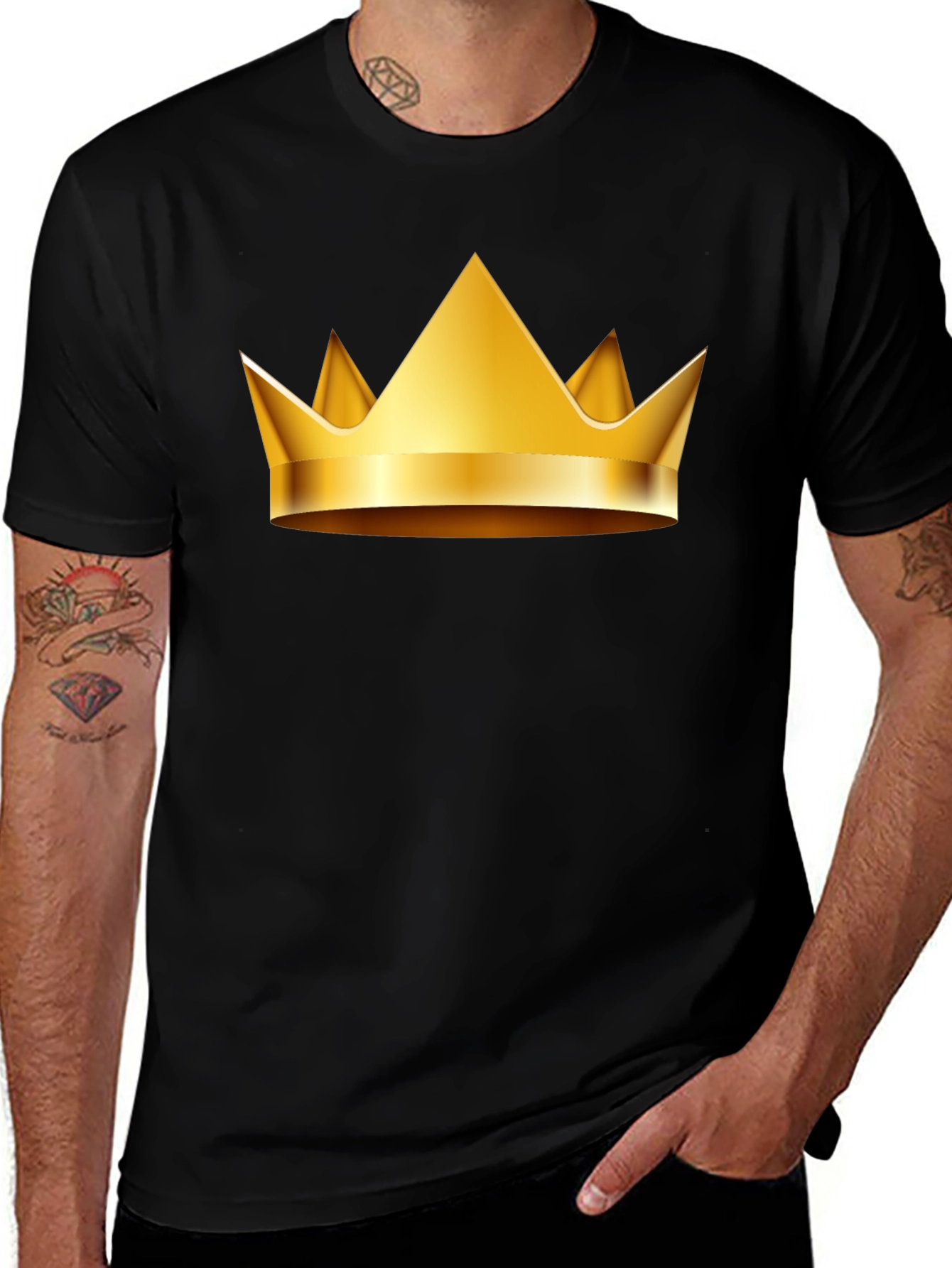 Golden Crown Graphic Tee - King/Queen T-Shirt