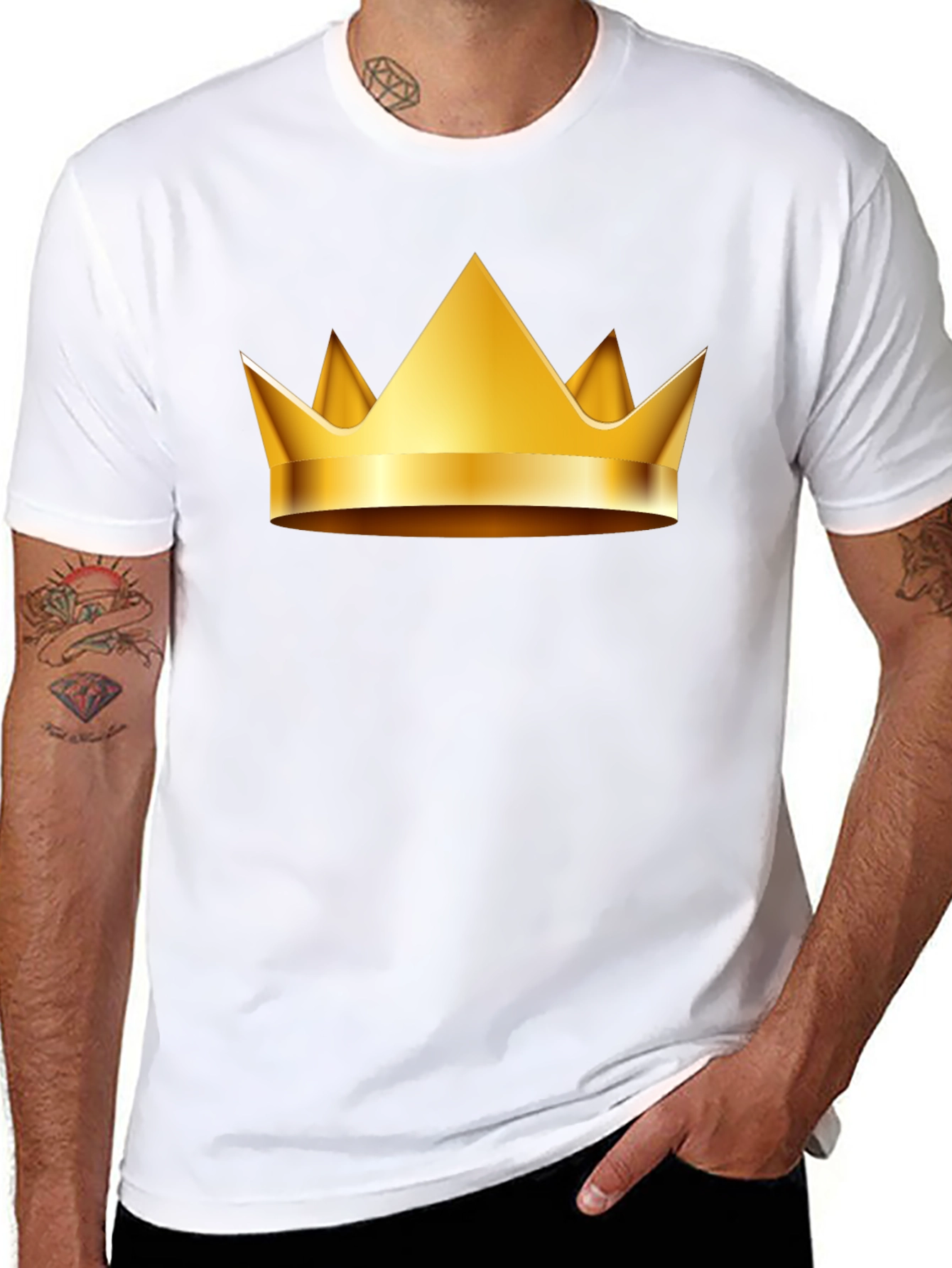 Golden Crown Graphic Tee - King/Queen T-Shirt