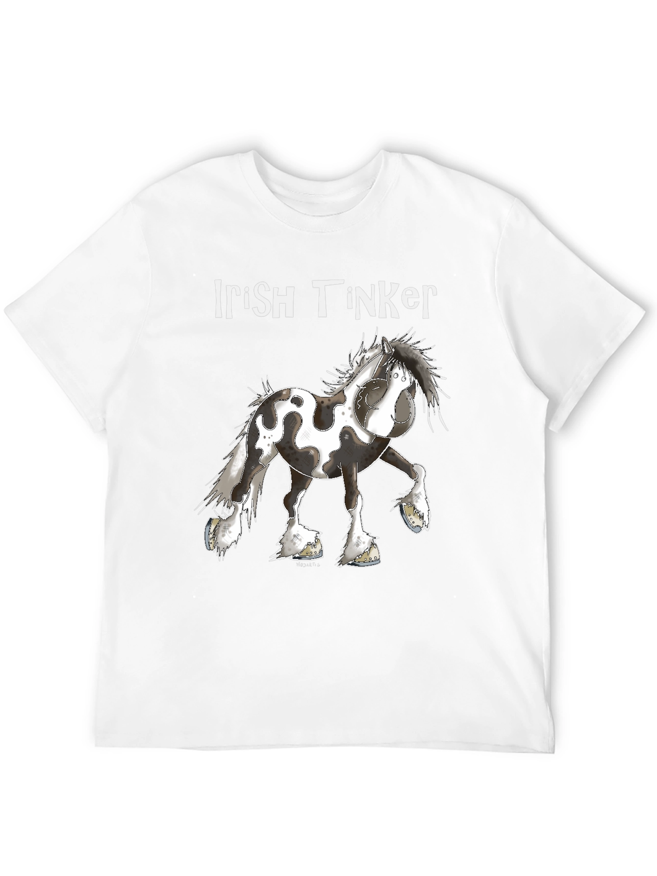 Irish Tinker Horse Graphic T-Shirt