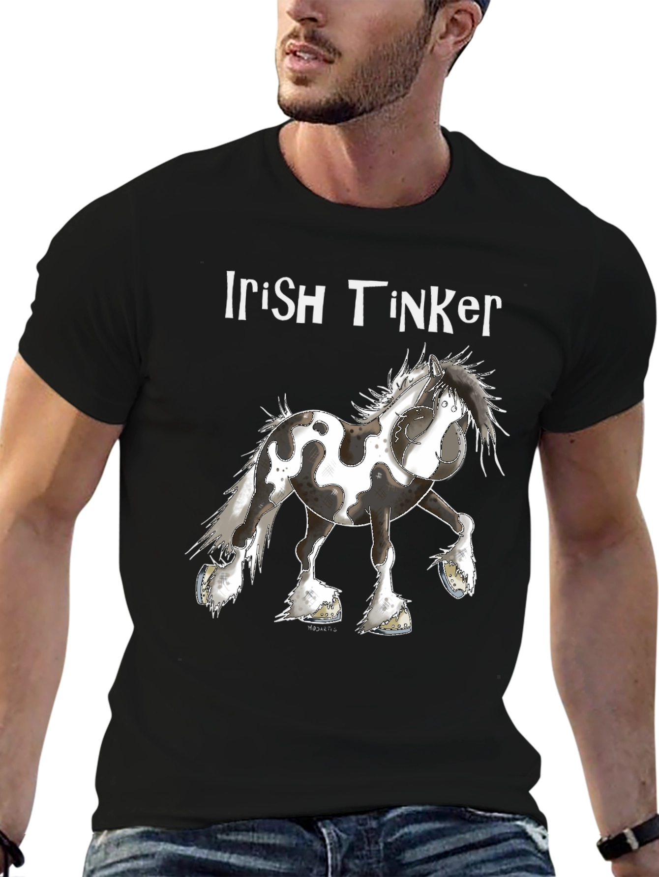 Irish Tinker Horse Graphic T-Shirt