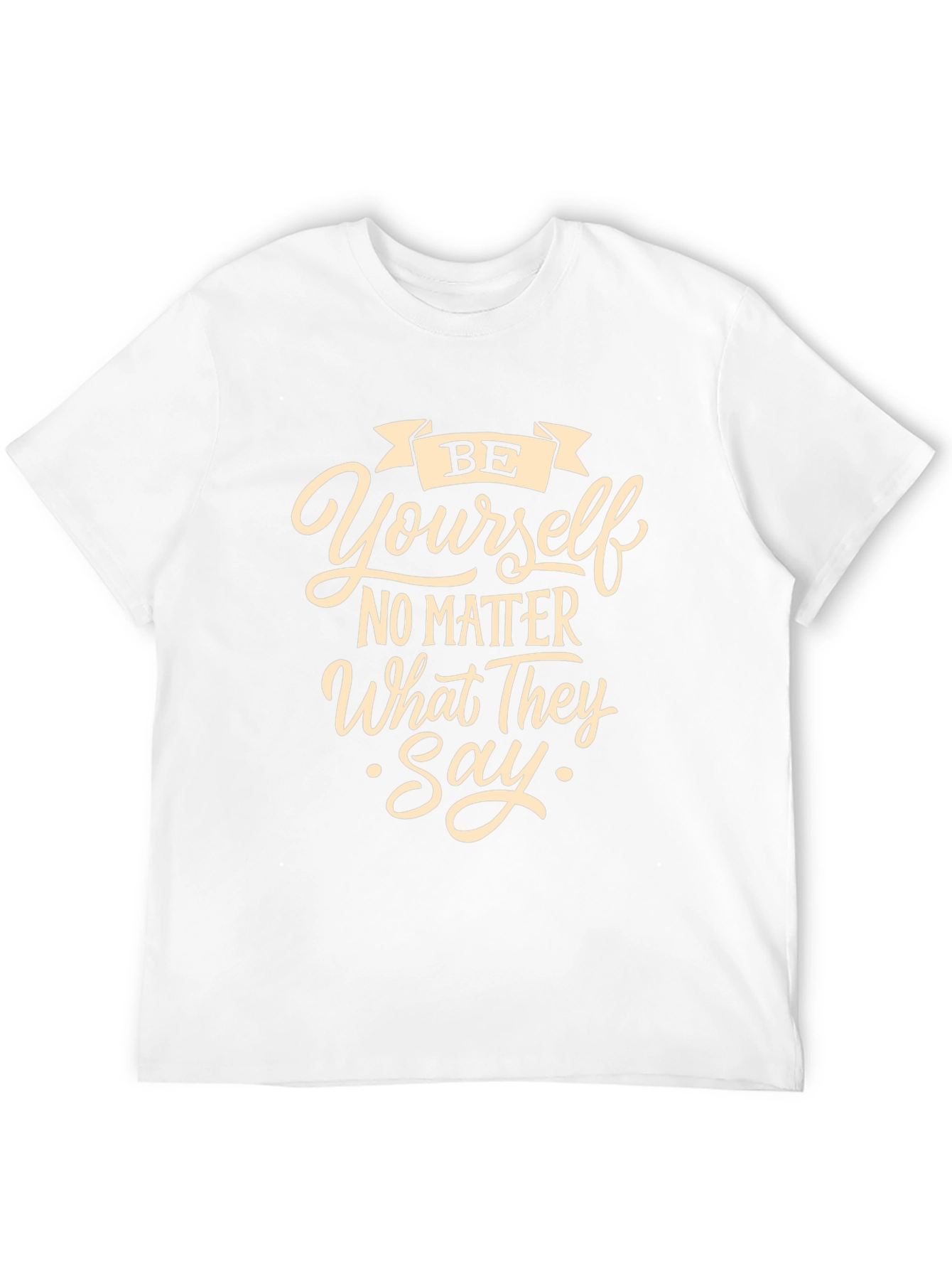 Be Yourself Graphic Tee - Stylish Comfort