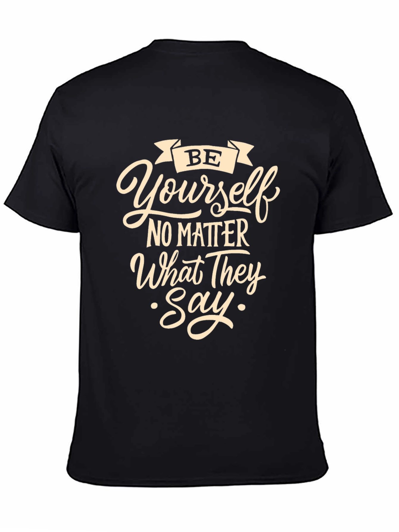 Be Yourself Graphic Tee - Stylish Comfort