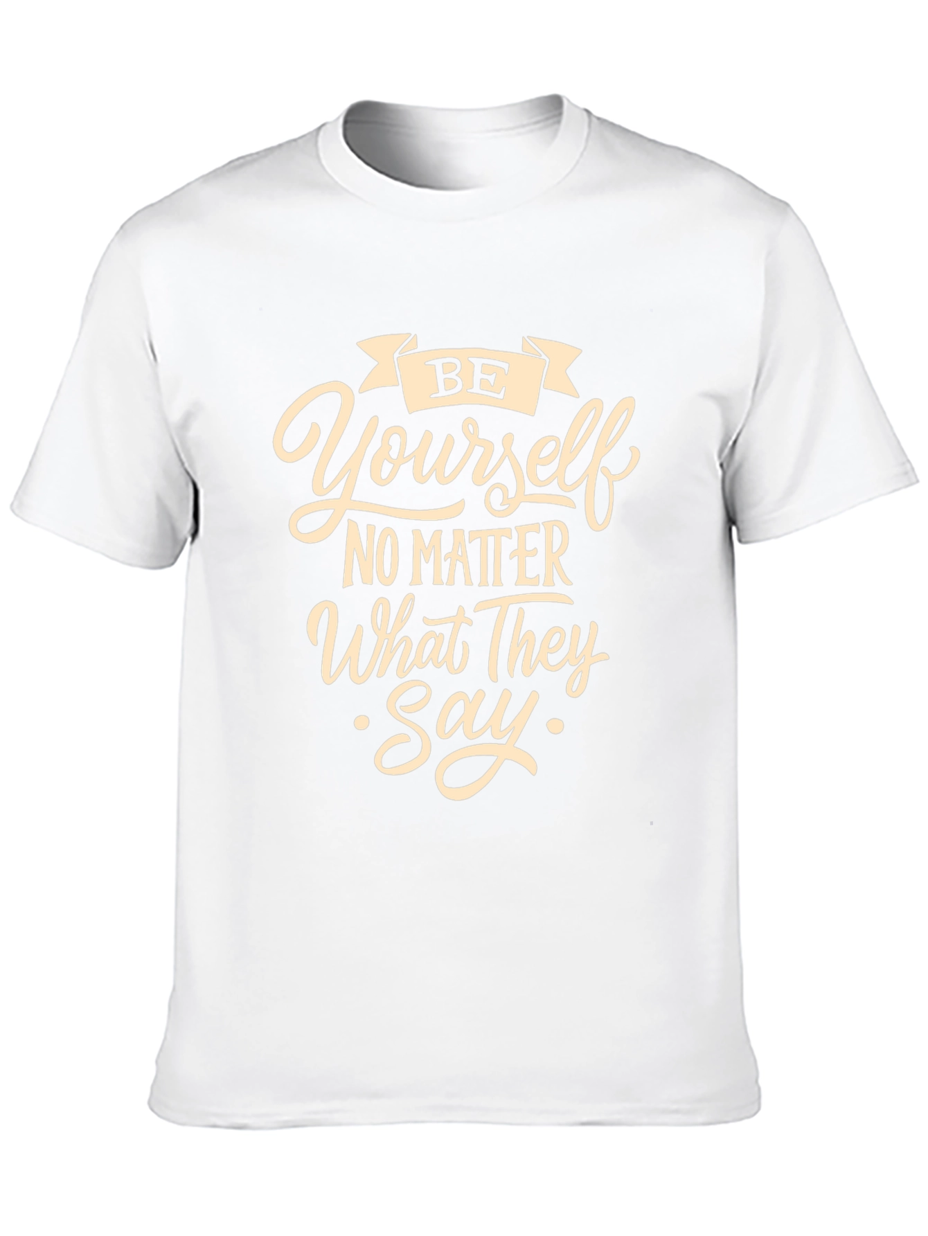 Be Yourself Graphic Tee - Stylish Comfort