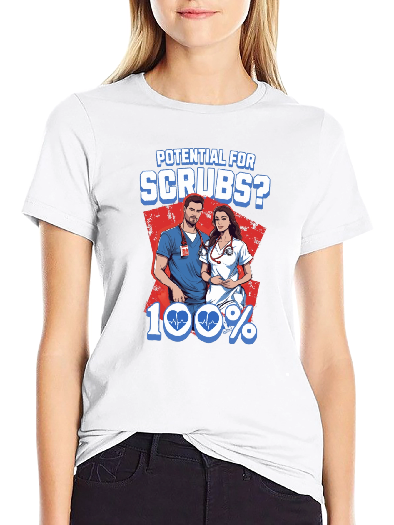 Potential For Scrubs? Graphic T-Shirt