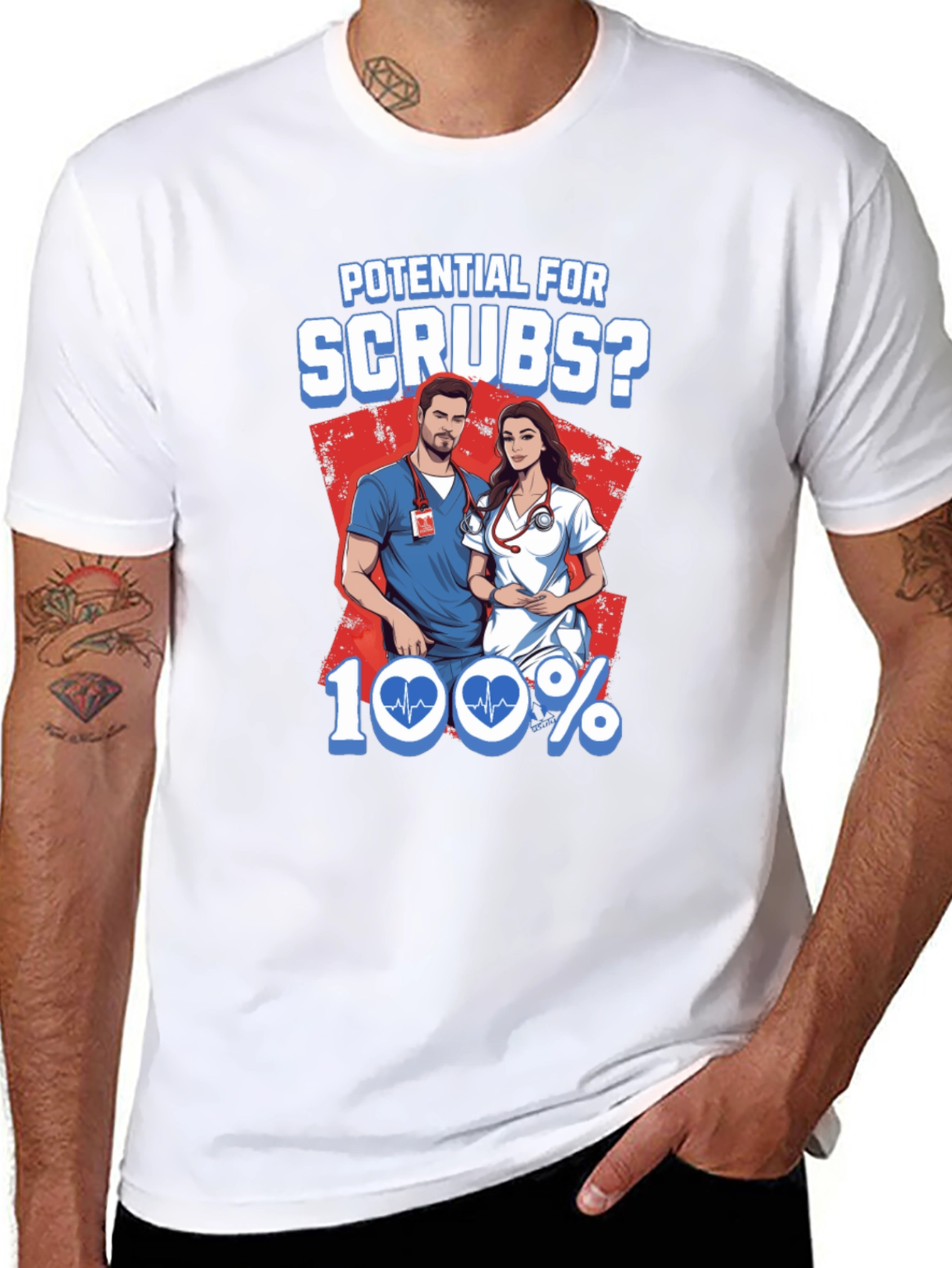 Potential For Scrubs? Graphic T-Shirt