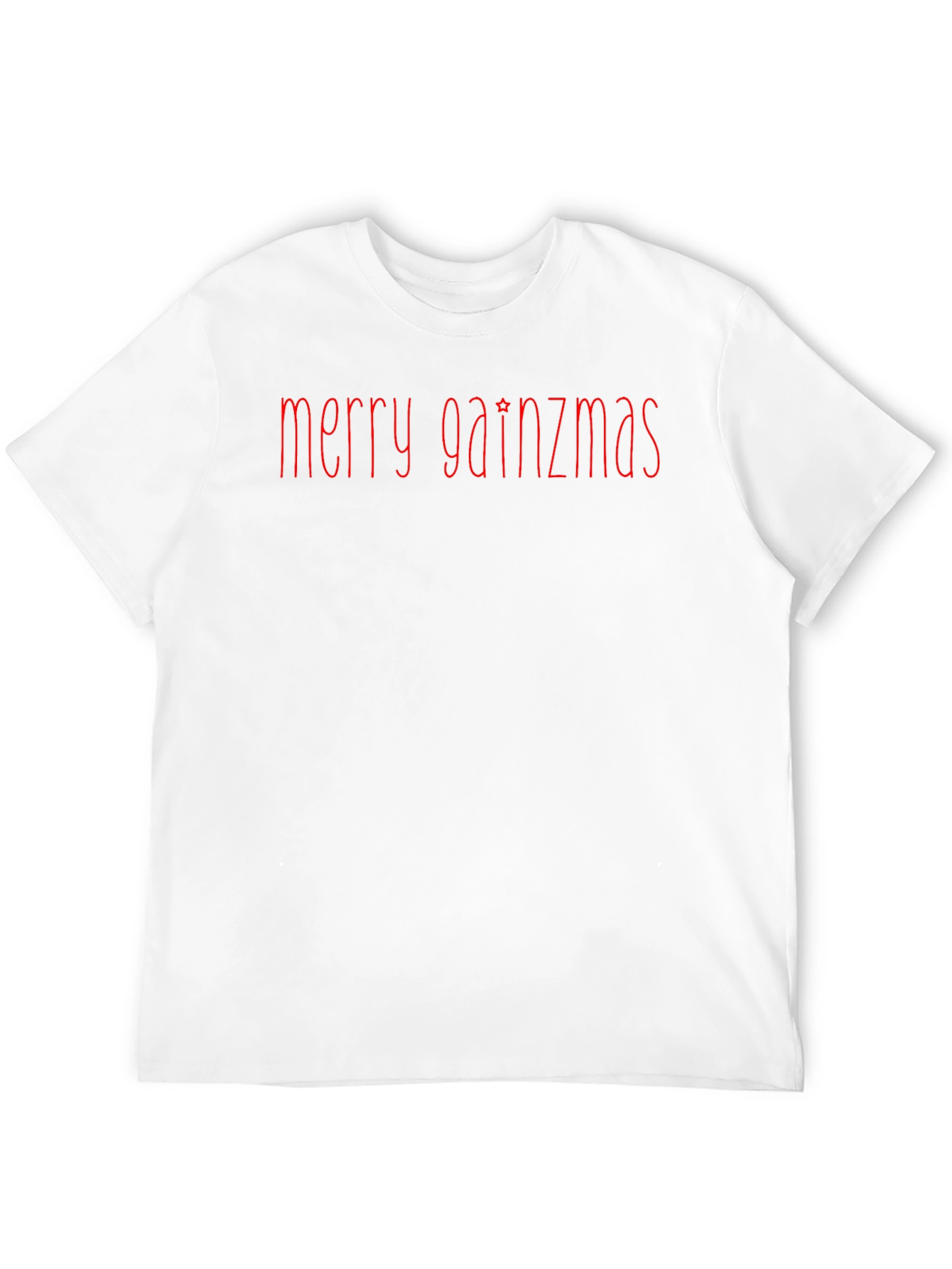 Merry Gainzmas Black T-Shirt