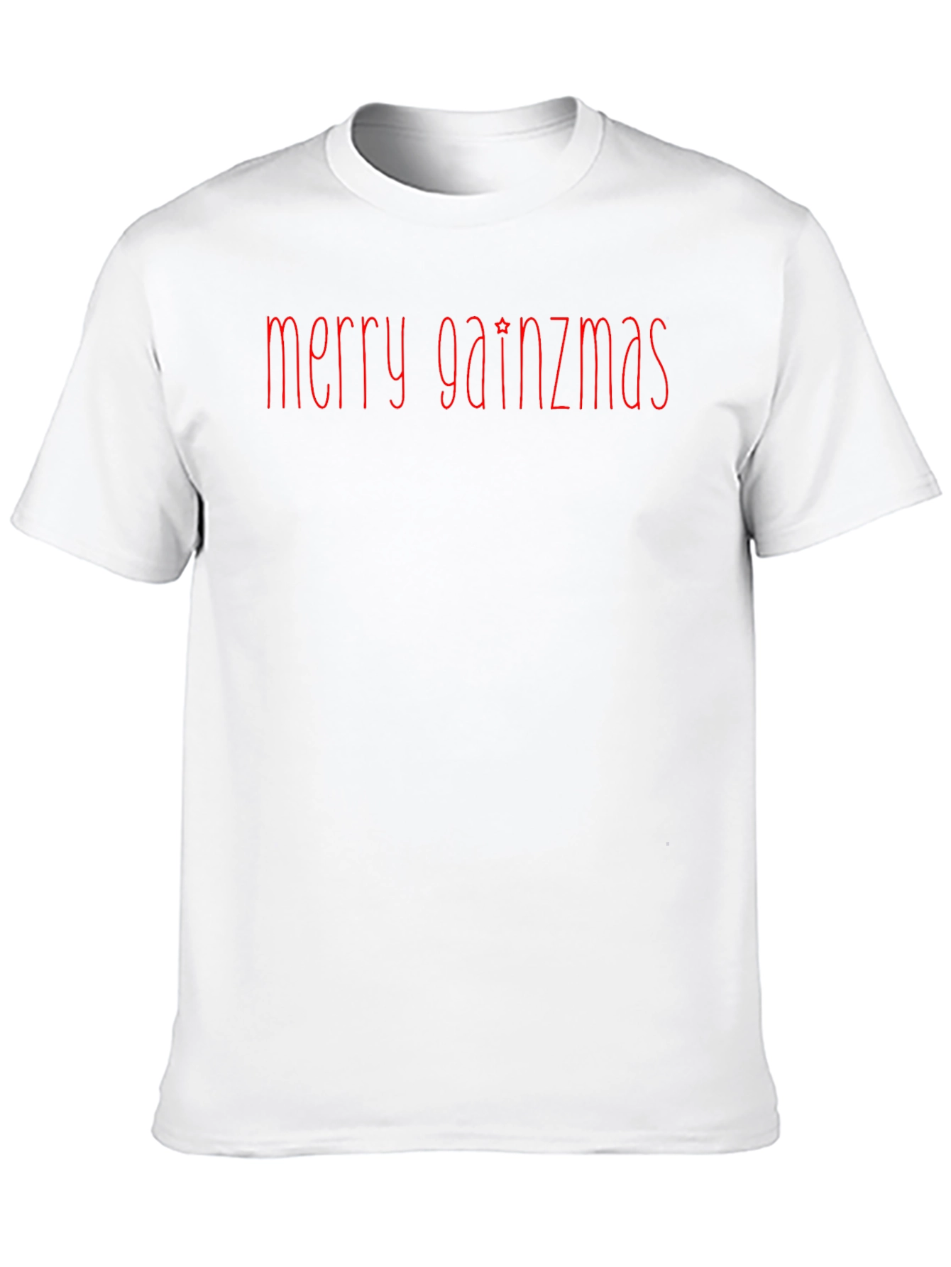 Merry Gainzmas Black T-Shirt