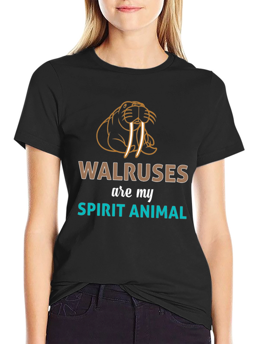 Walrus Spirit Animal Graphic Tee