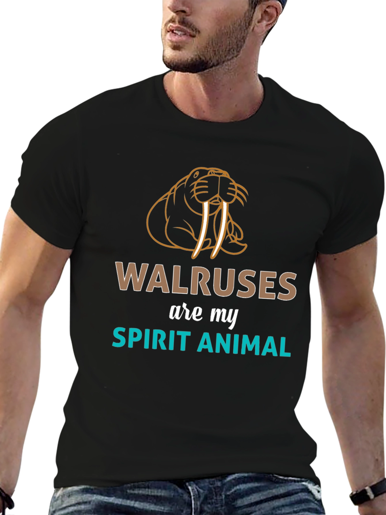 Walrus Spirit Animal Graphic Tee