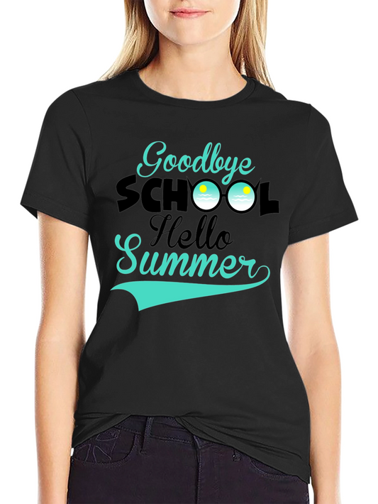Goodbye School Hello Summer Graphic Tee