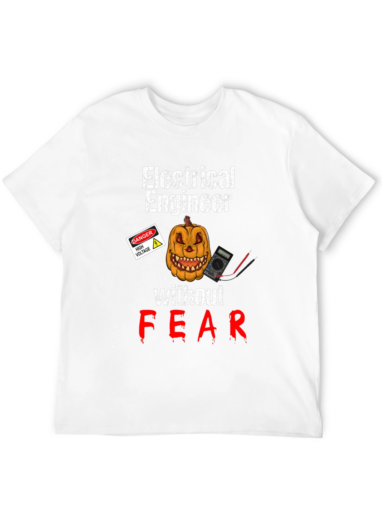 Electrical Engineer Halloween Fear T-Shirt