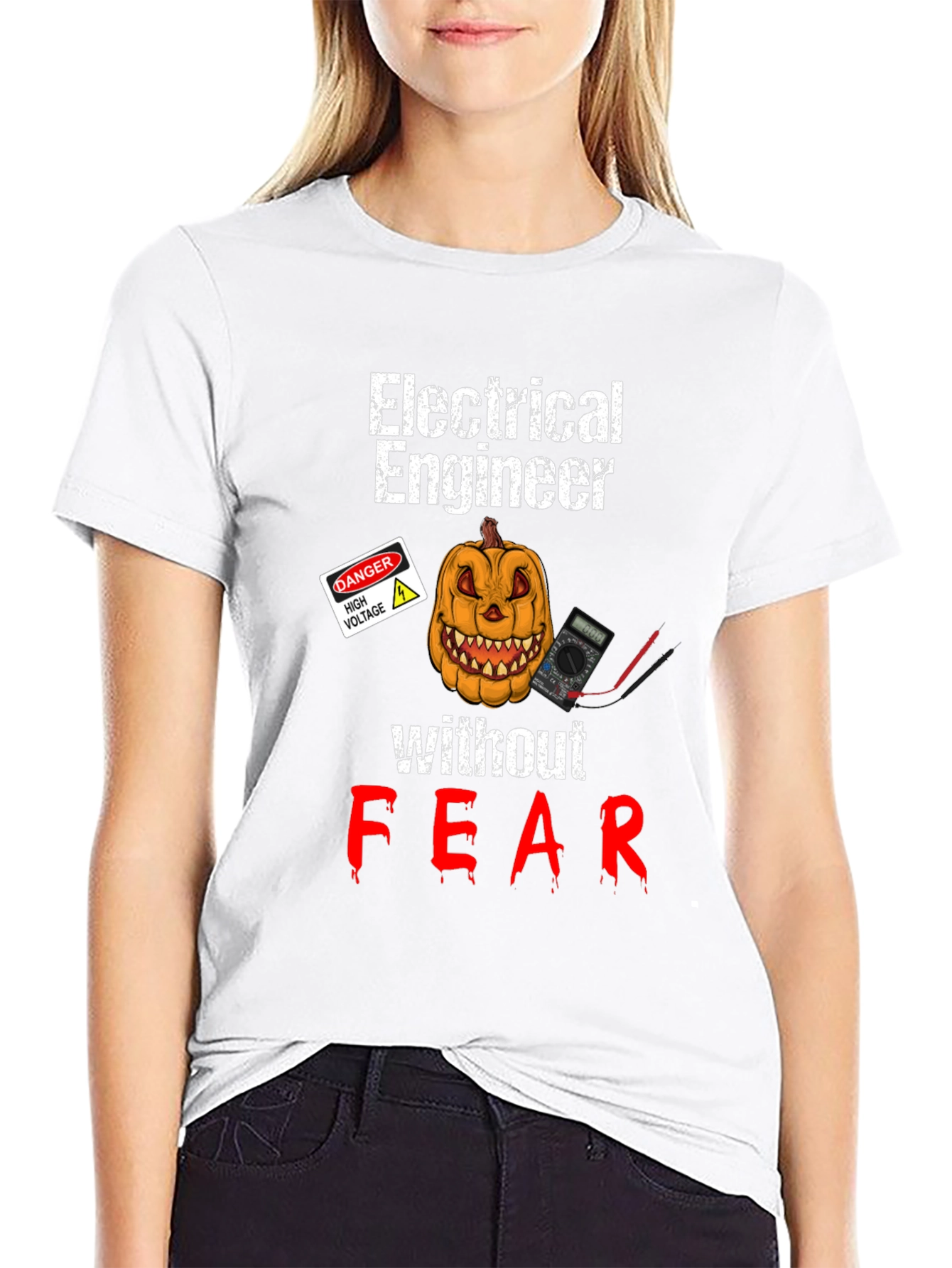 Electrical Engineer Halloween Fear T-Shirt