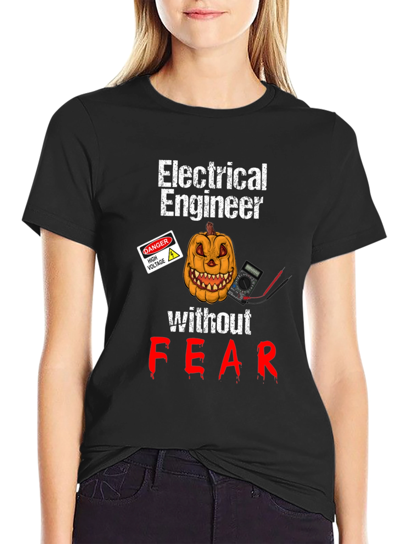 Electrical Engineer Halloween Fear T-Shirt