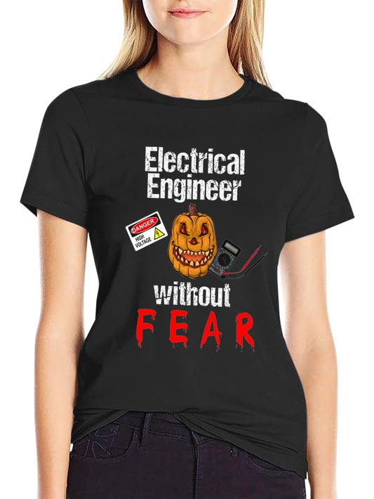 Electrical Engineer Halloween Fear T-Shirt