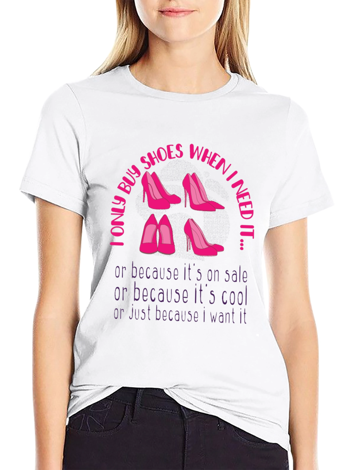 I Only Buy Shoes Funny T-Shirt