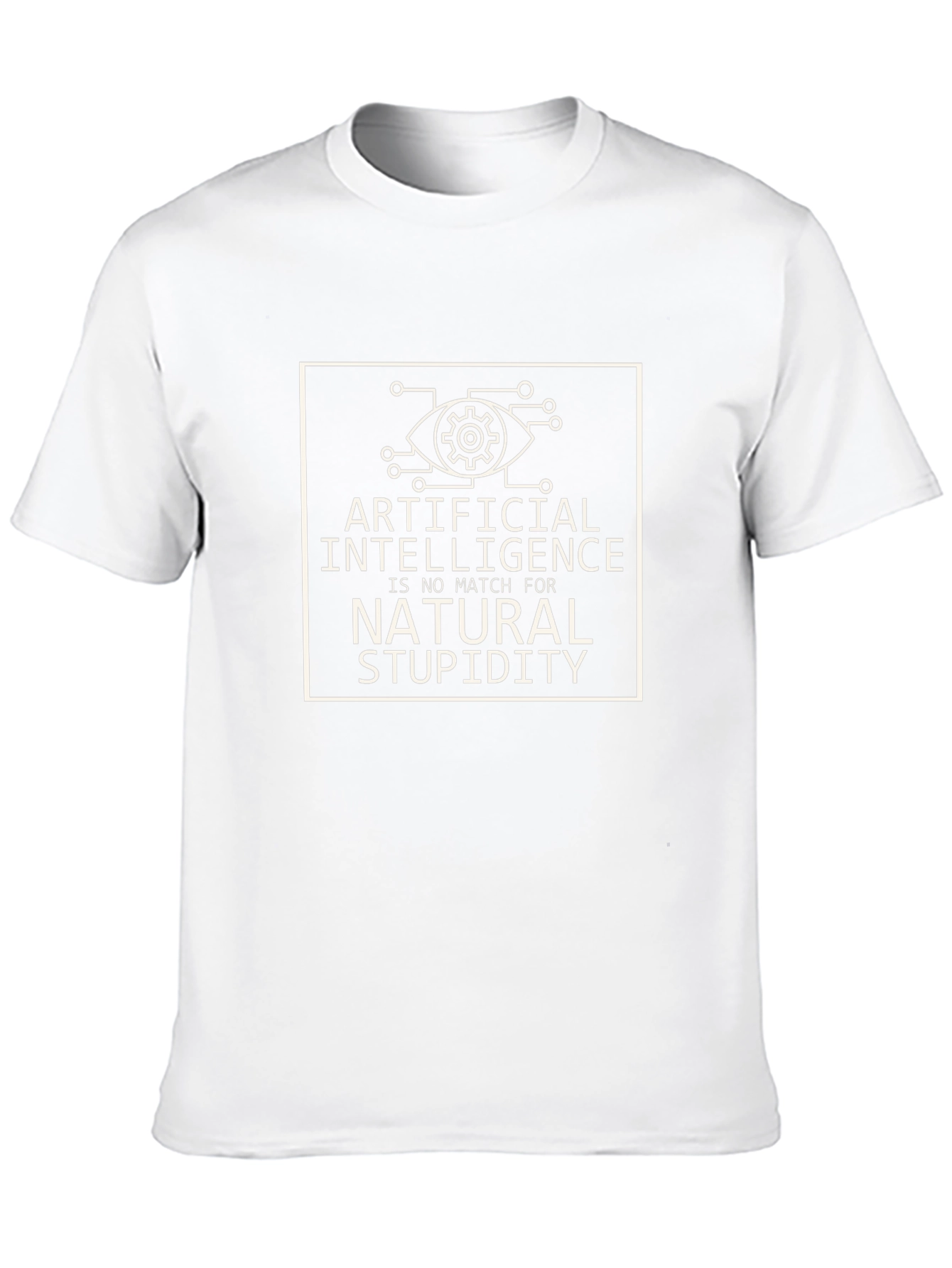 AI vs Stupidity Graphic Tee