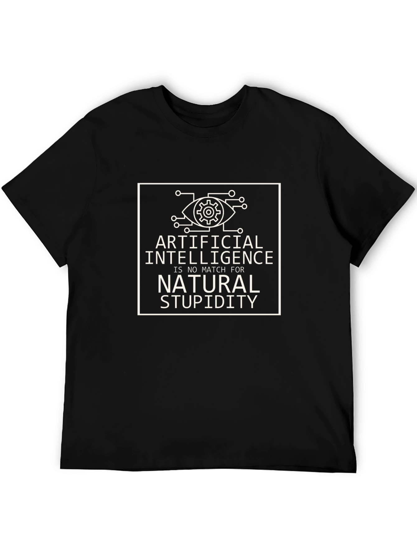 AI vs Stupidity Graphic Tee
