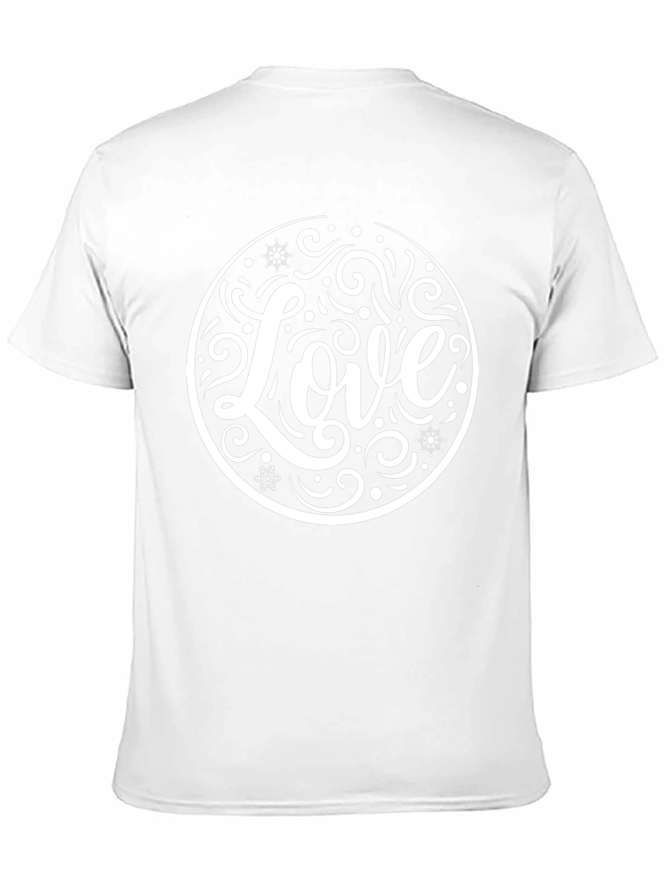Love Circle Graphic Tee - Black Unisex