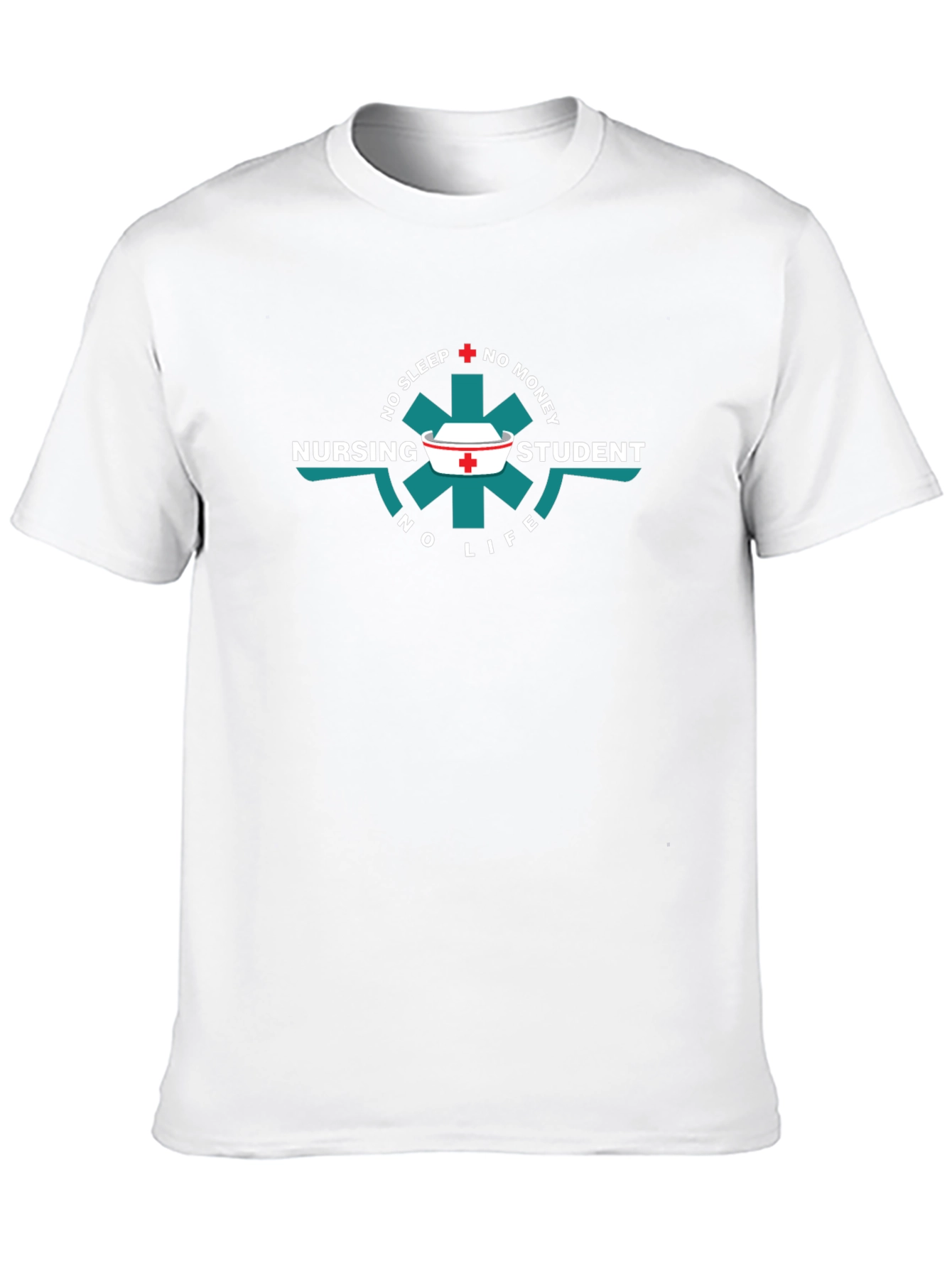 Nursing Student Life Graphic T-Shirt