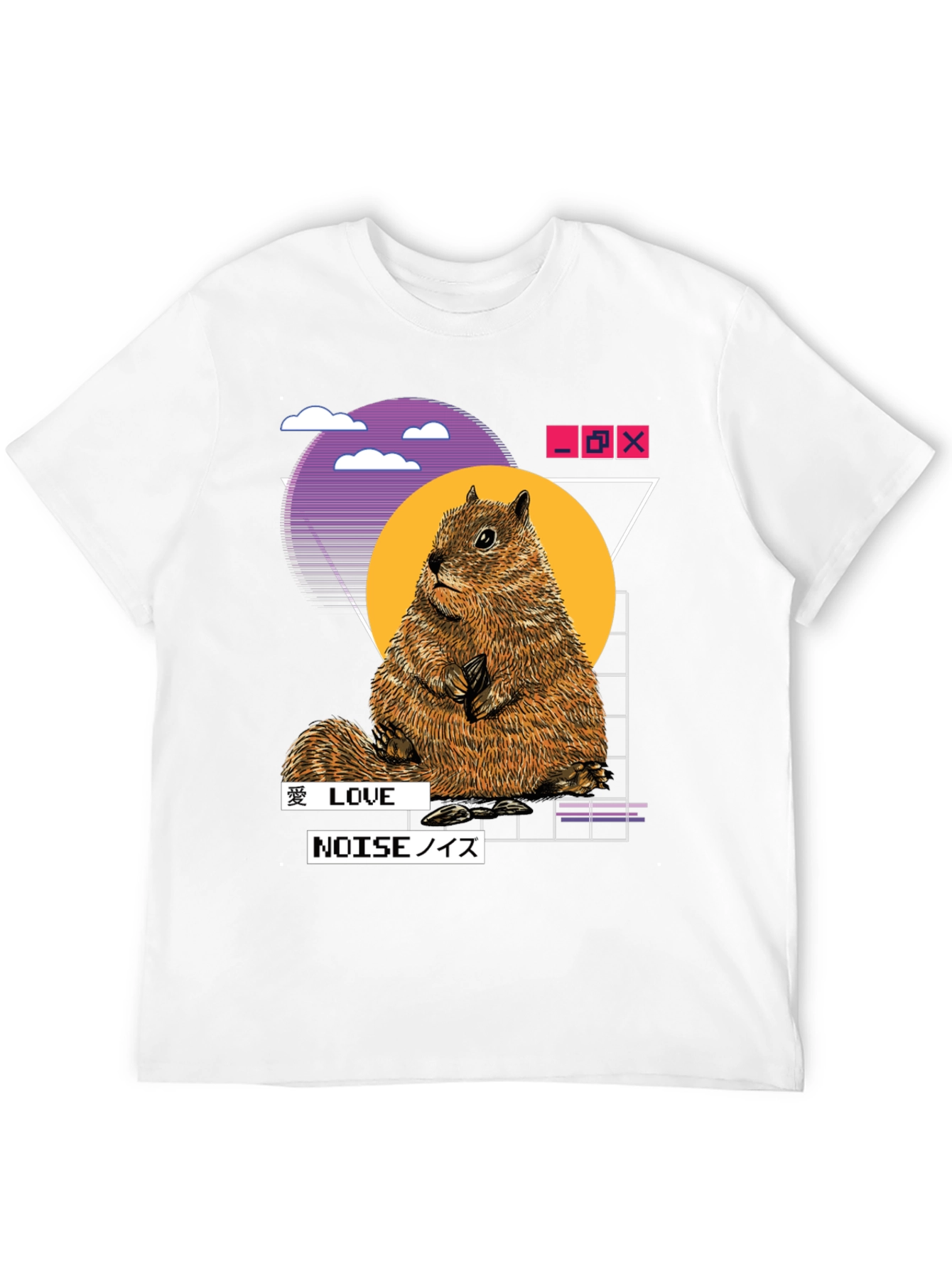 Retro Squirrel Graphic Tee