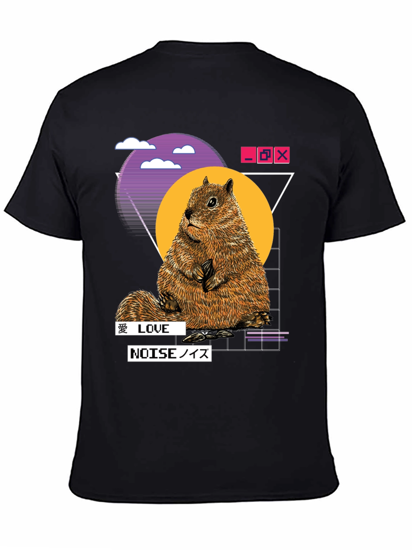 Retro Squirrel Graphic Tee