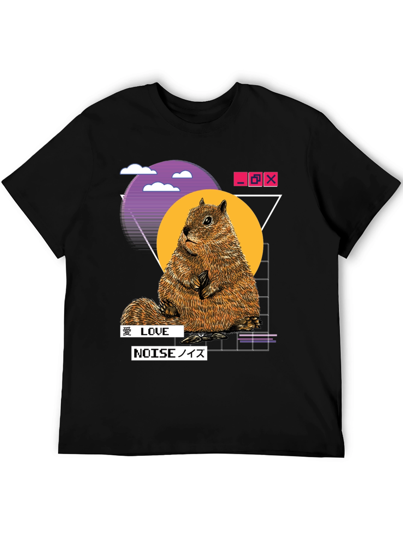 Retro Squirrel Graphic Tee