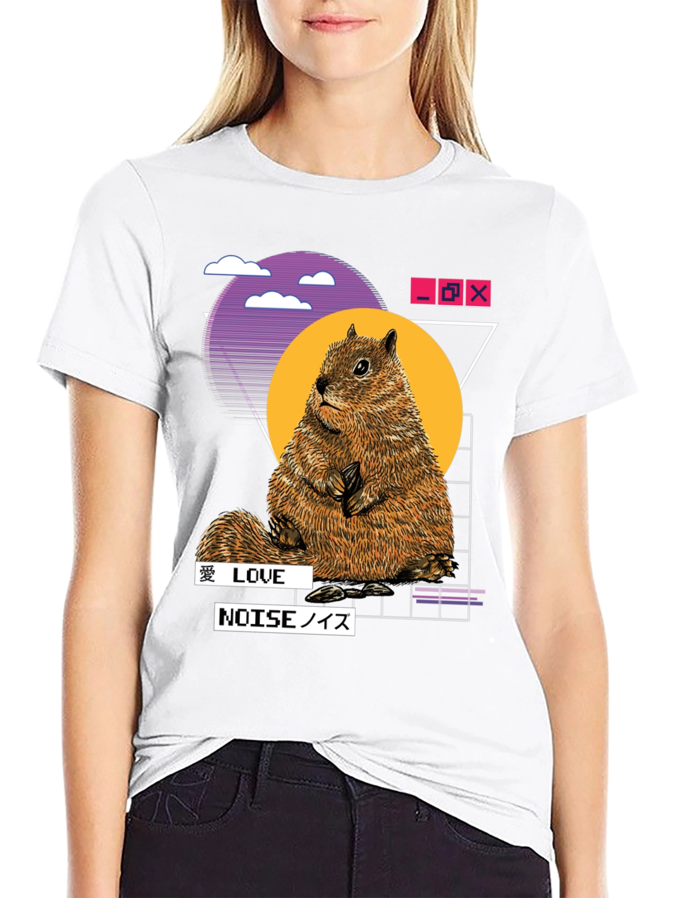 Retro Squirrel Graphic Tee