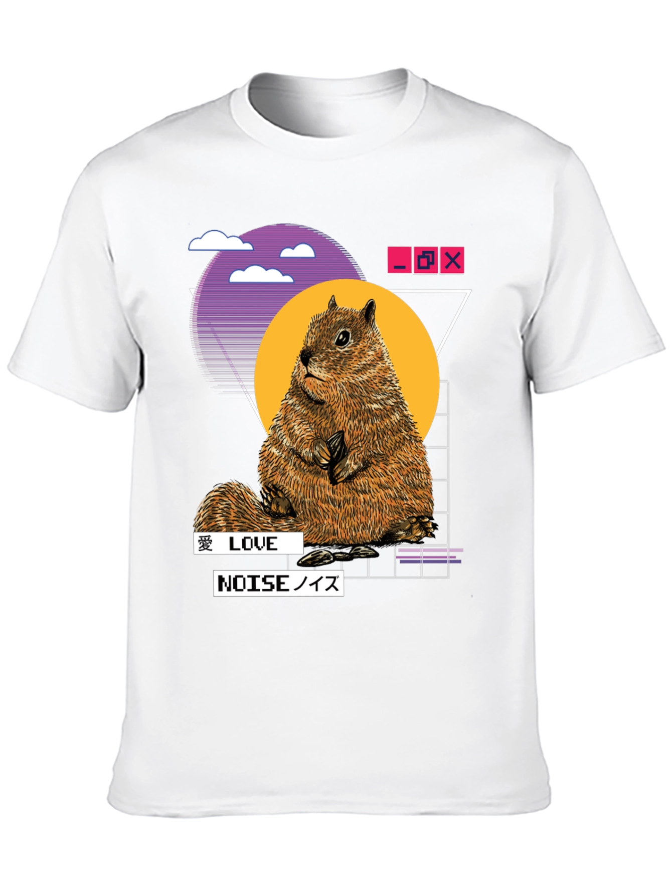 Retro Squirrel Graphic Tee