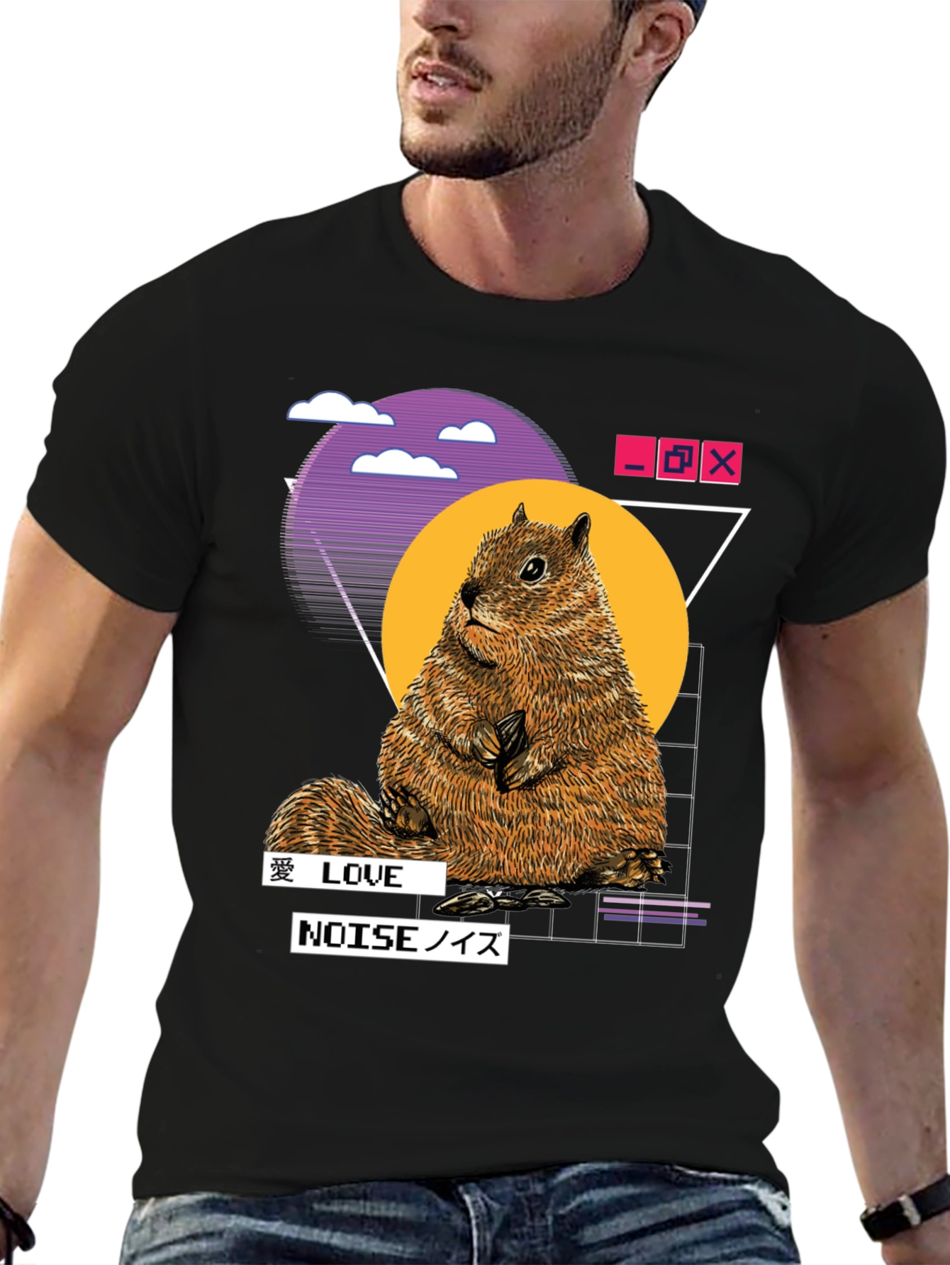 Retro Squirrel Graphic Tee