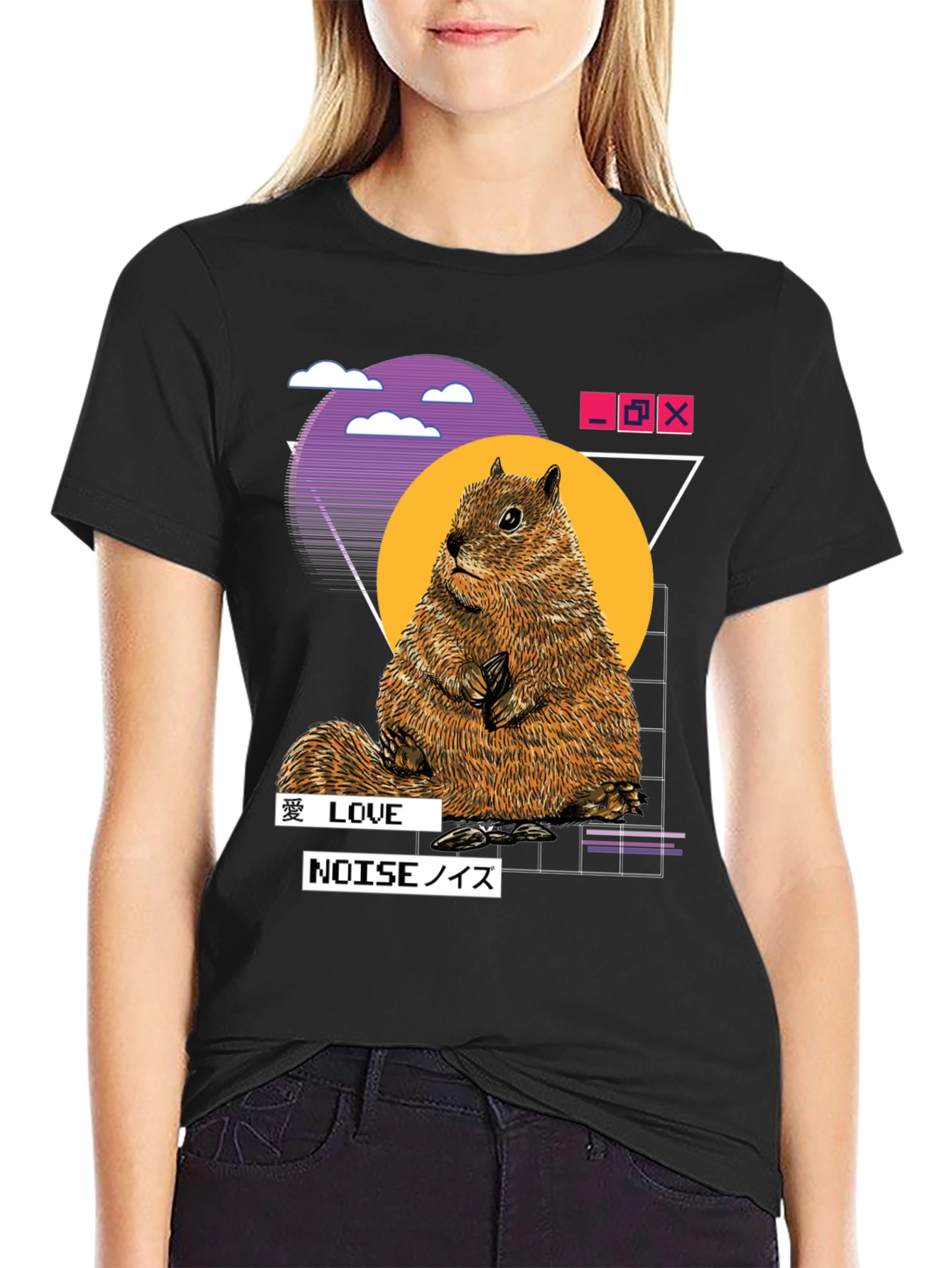 Retro Squirrel Graphic Tee