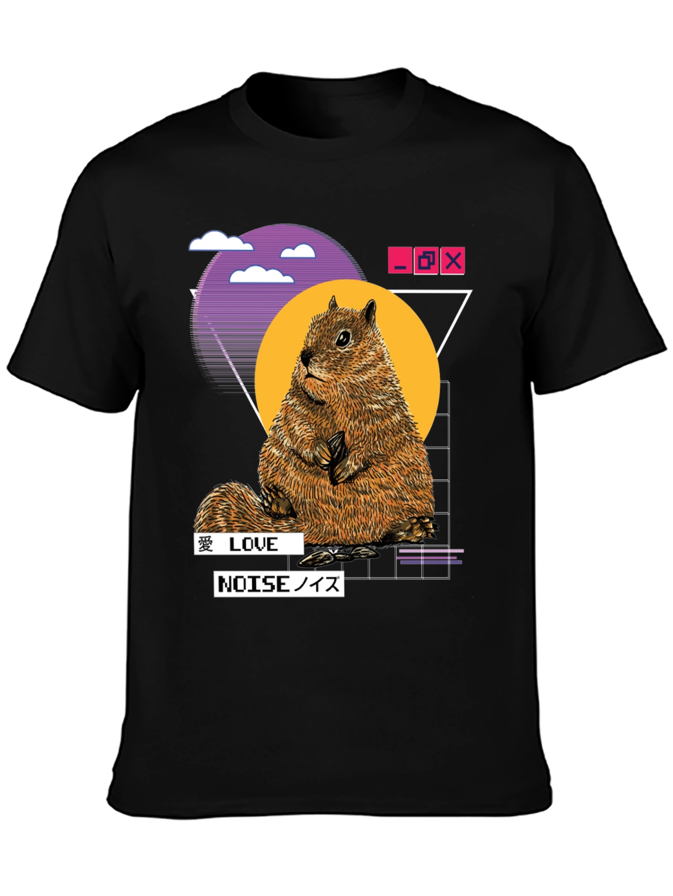 Retro Squirrel Graphic Tee