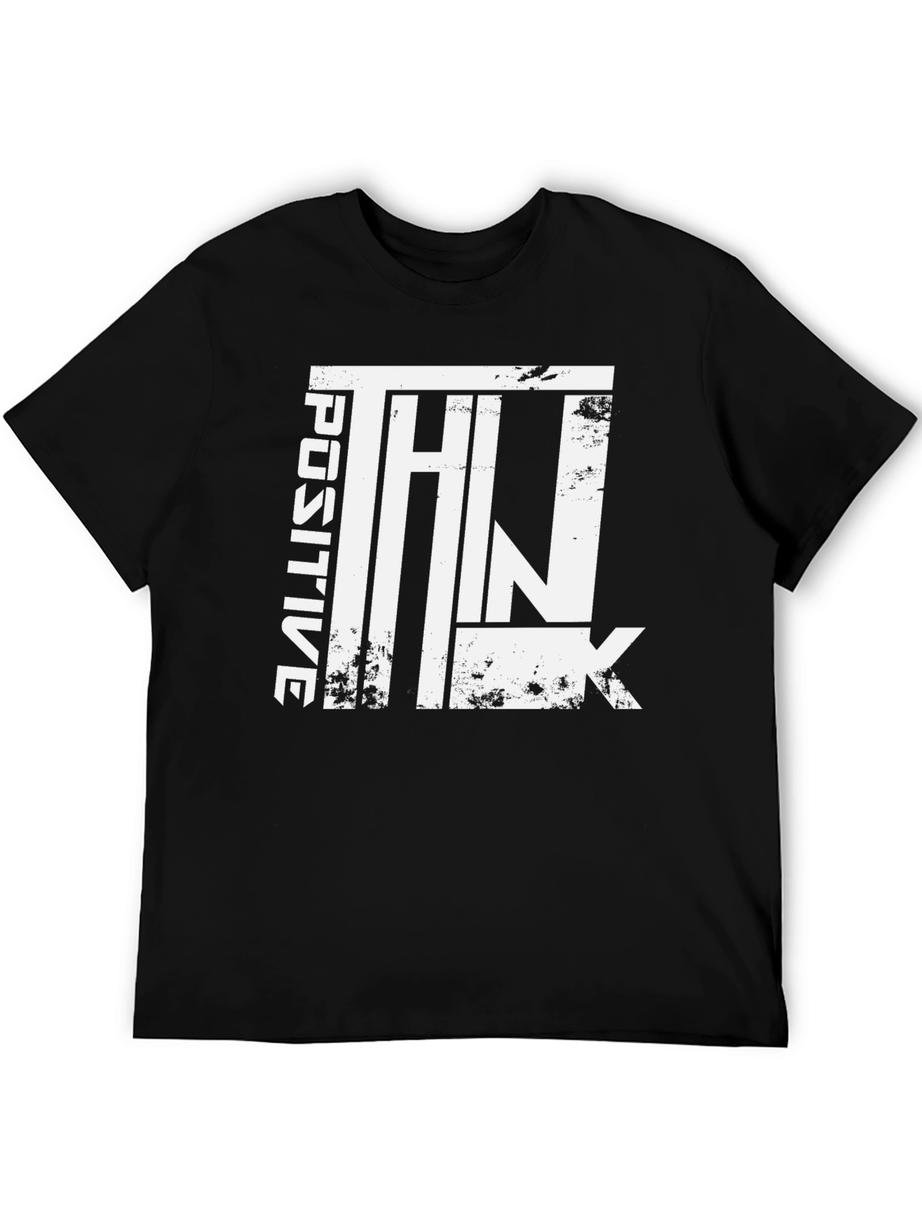 Positive Think Graphic Tee - Unisex Cotton T-Shirt