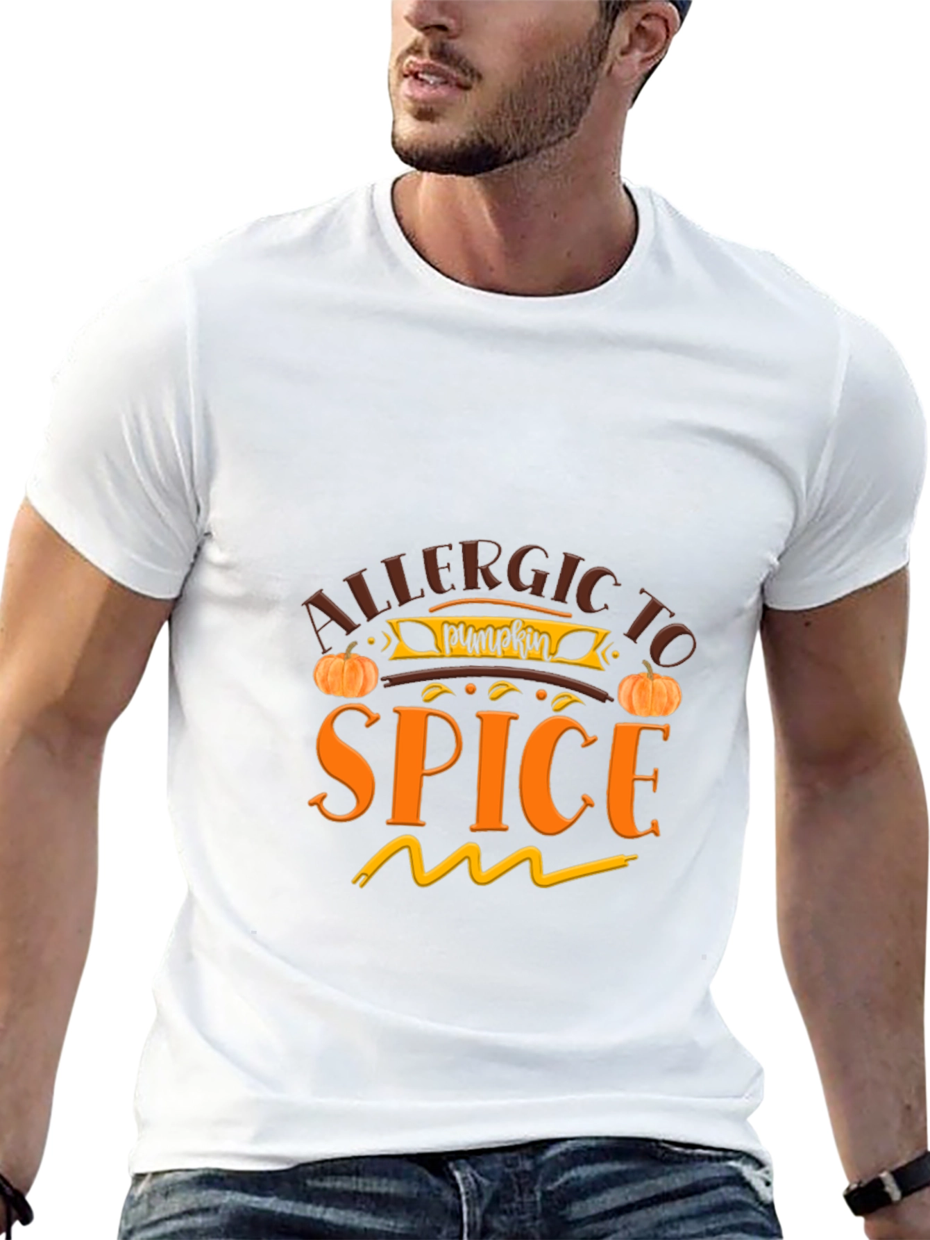 Allergic to Pumpkin Spice T-Shirt