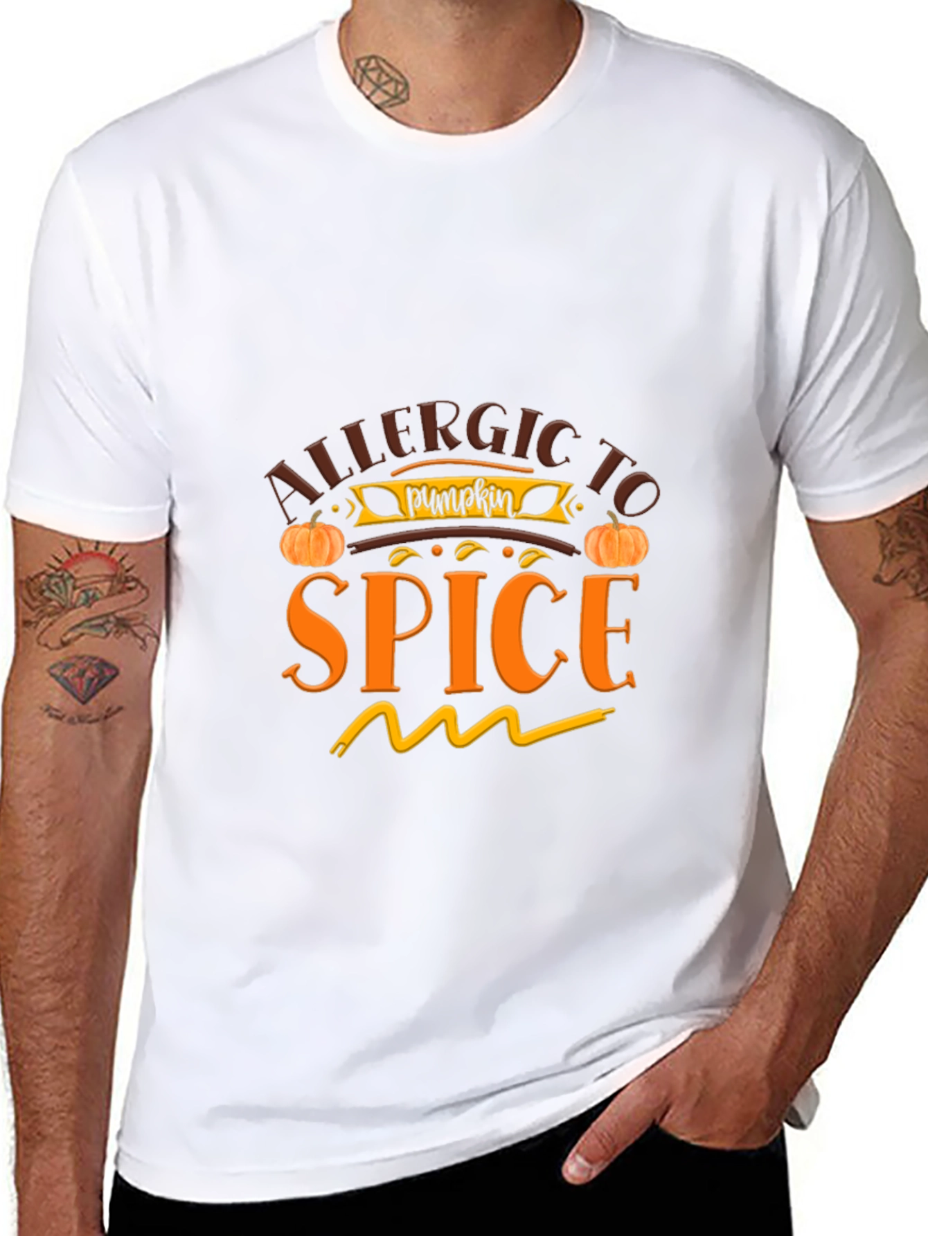 Allergic to Pumpkin Spice T-Shirt