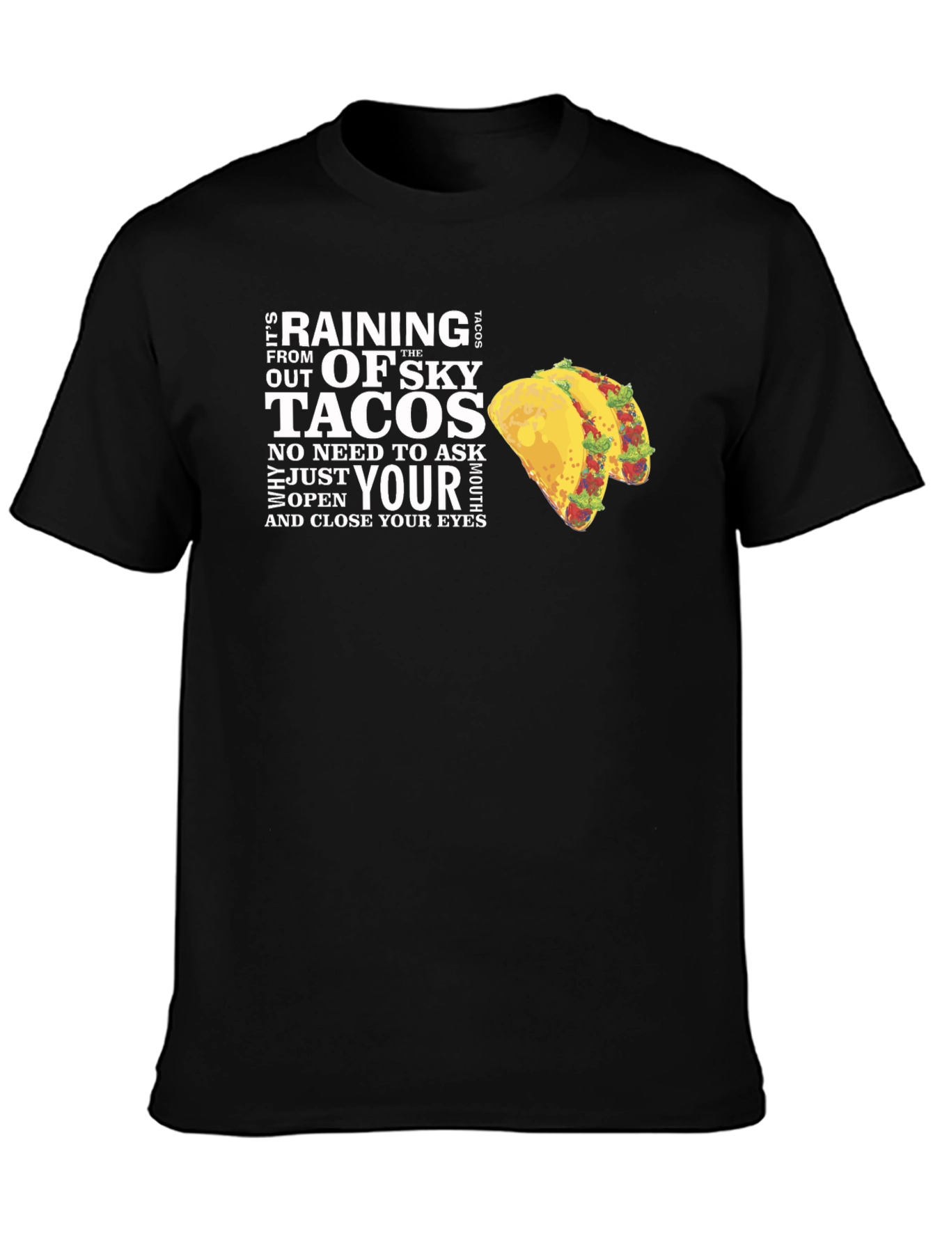 Raining Tacos Graphic T-Shirt