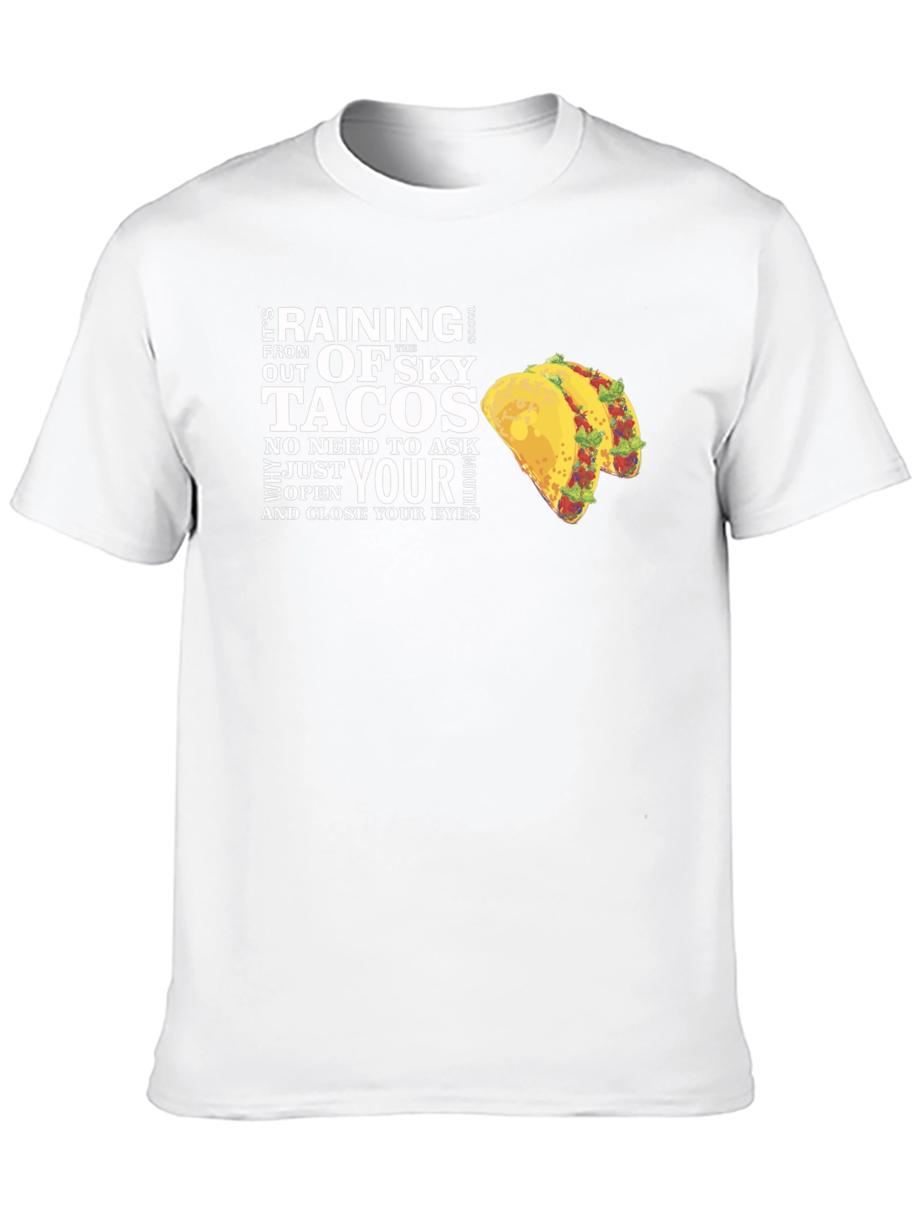 Raining Tacos Graphic T-Shirt