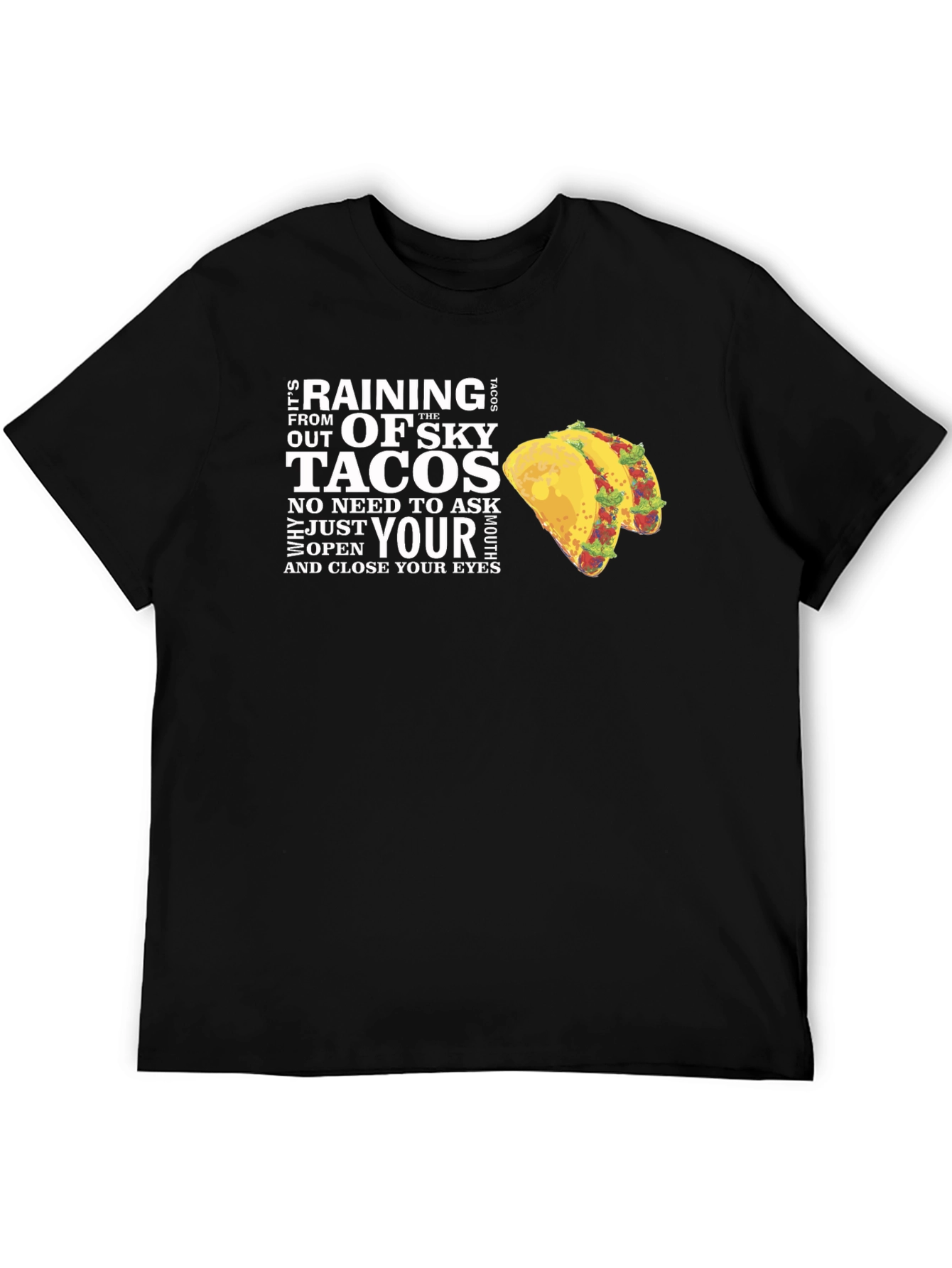 Raining Tacos Graphic T-Shirt
