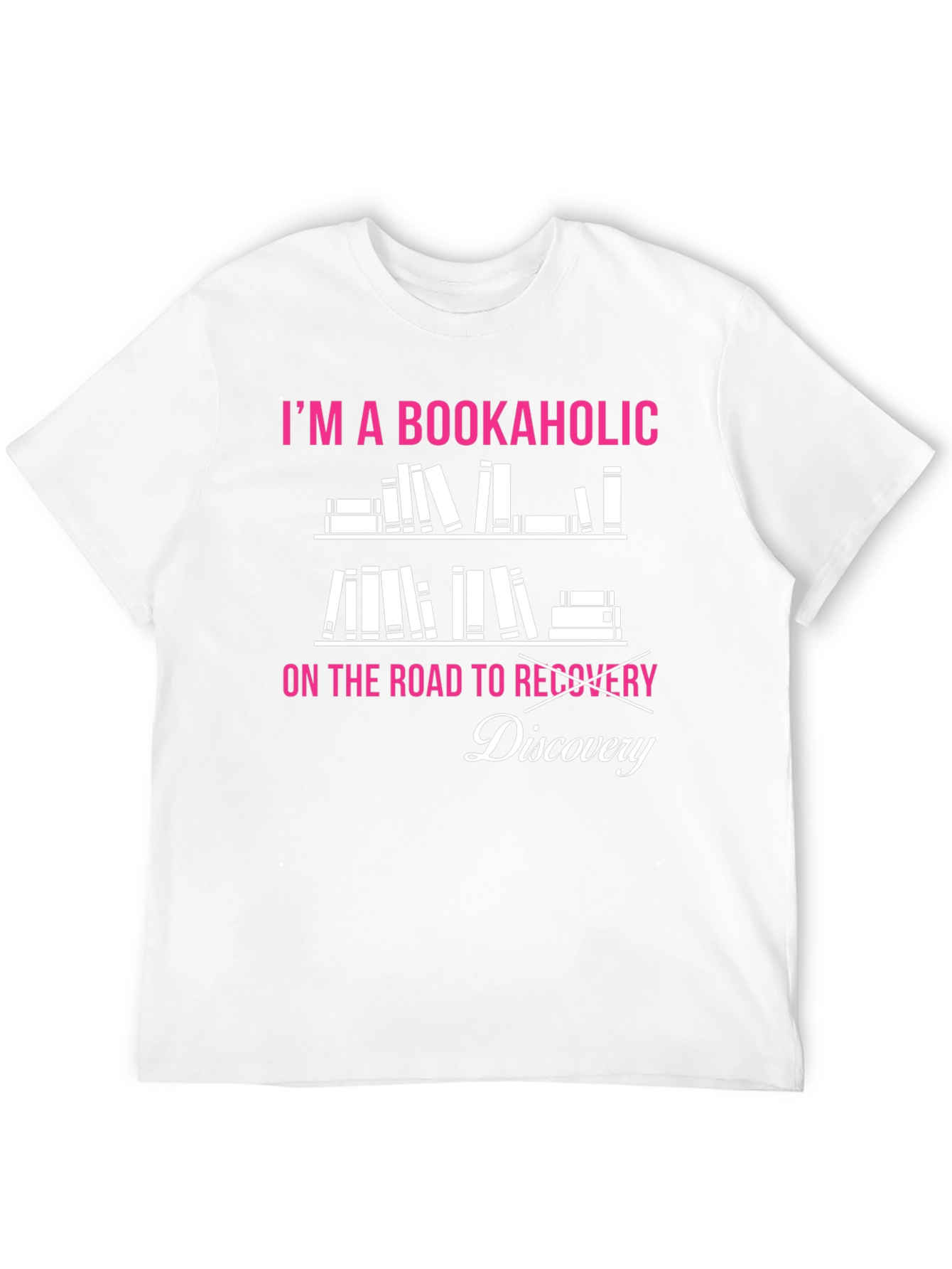 Bookaholic Discovery T-Shirt Book Lover Tee