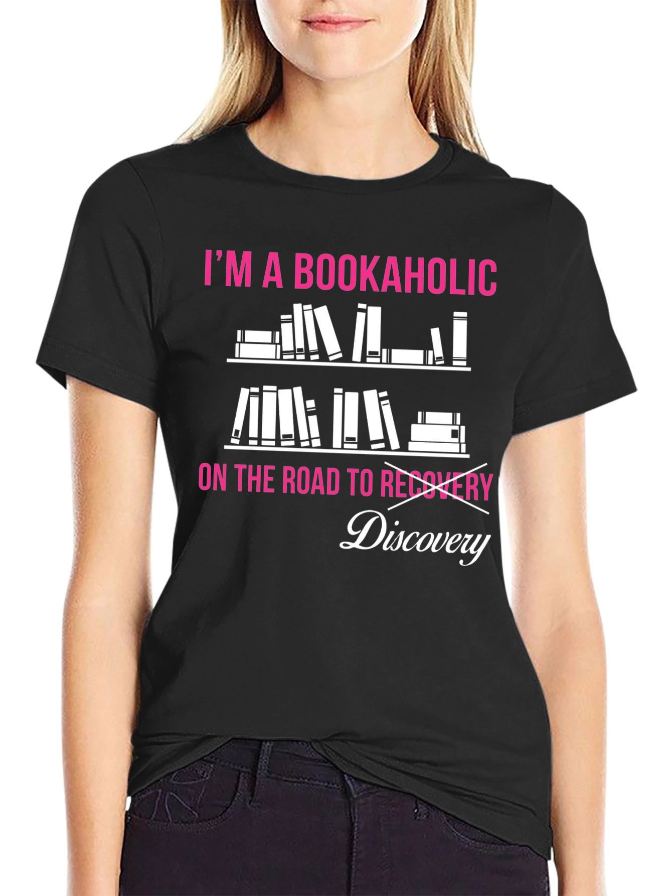 Bookaholic Discovery T-Shirt Book Lover Tee