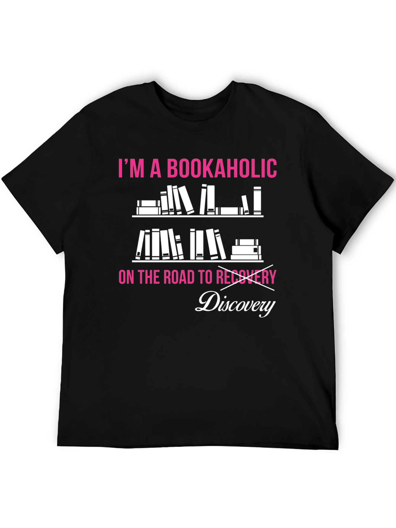 Bookaholic Discovery T-Shirt Book Lover Tee