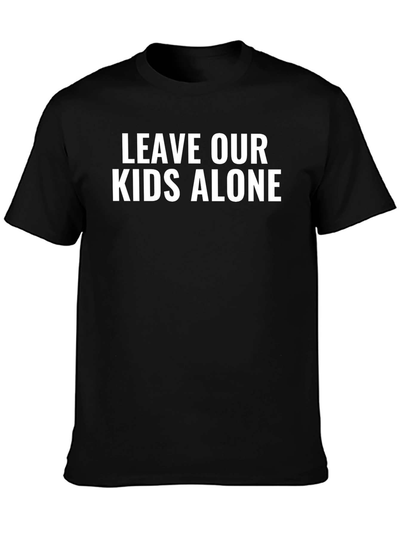 Leave Our Kids Alone Graphic Tee - Black