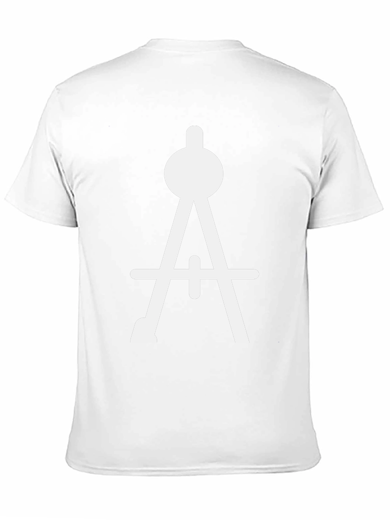 Drafting Compass Graphic Tee - Black
